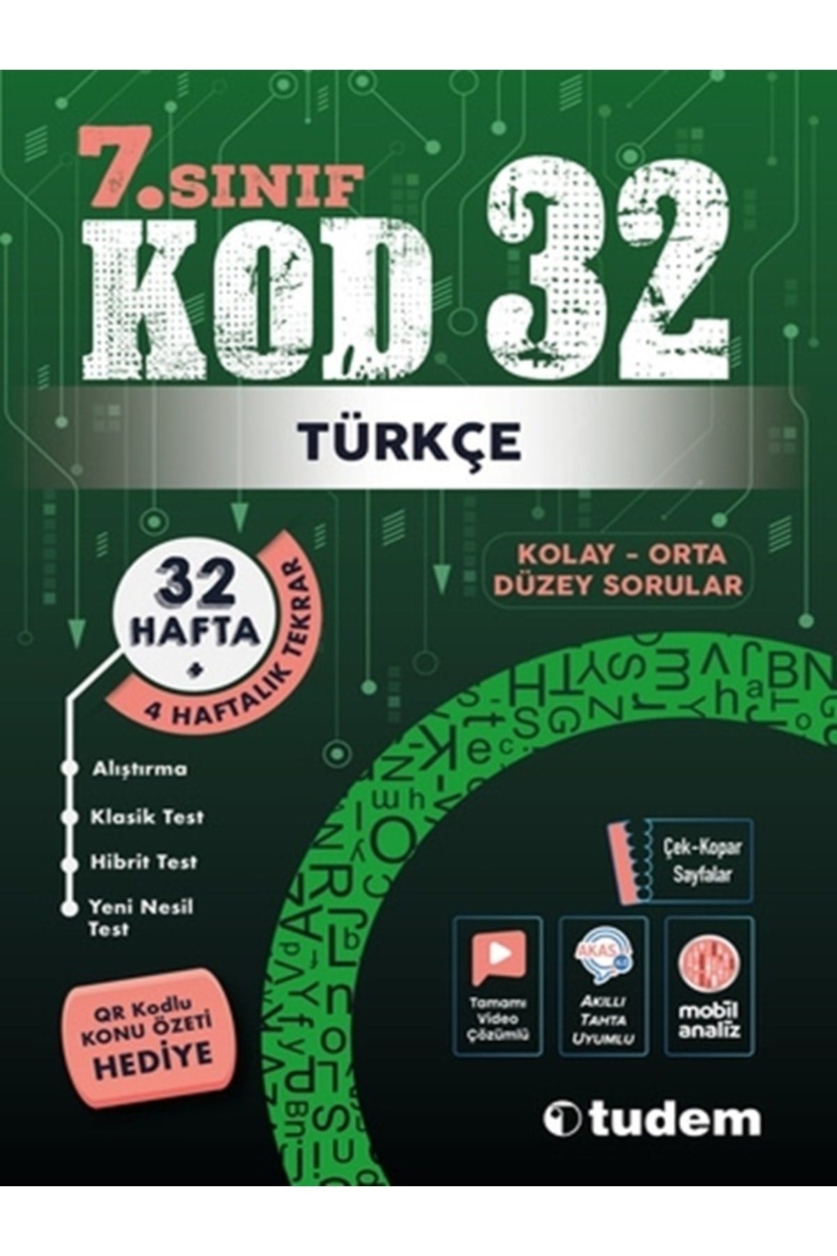 Yayınları 7 Sınıf Türkçe Kod 32 Tekrar Testleri Komisyon