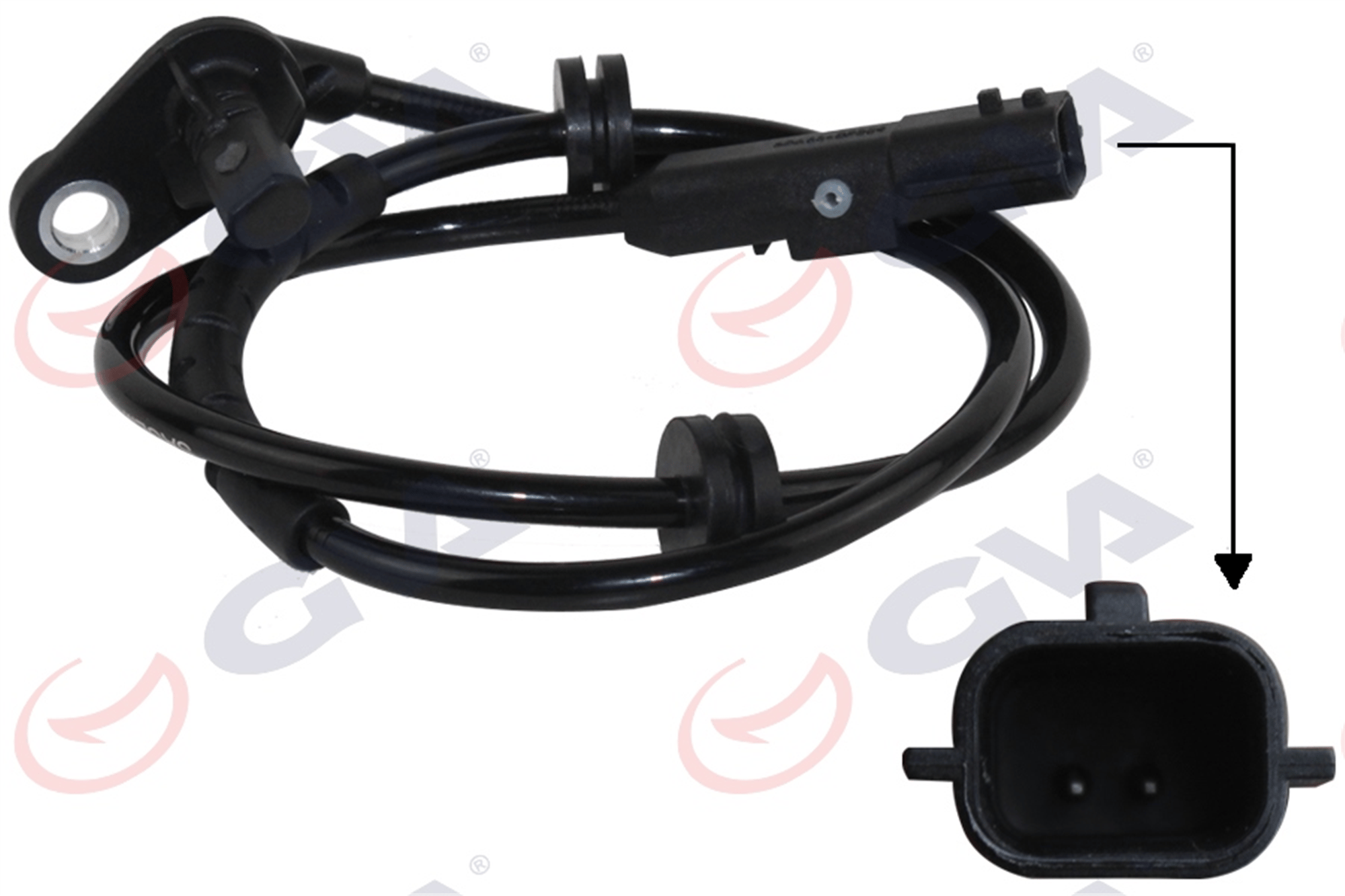 ABS SENSÖRÜ ARKA SAG CLIO II 98- 1640mm