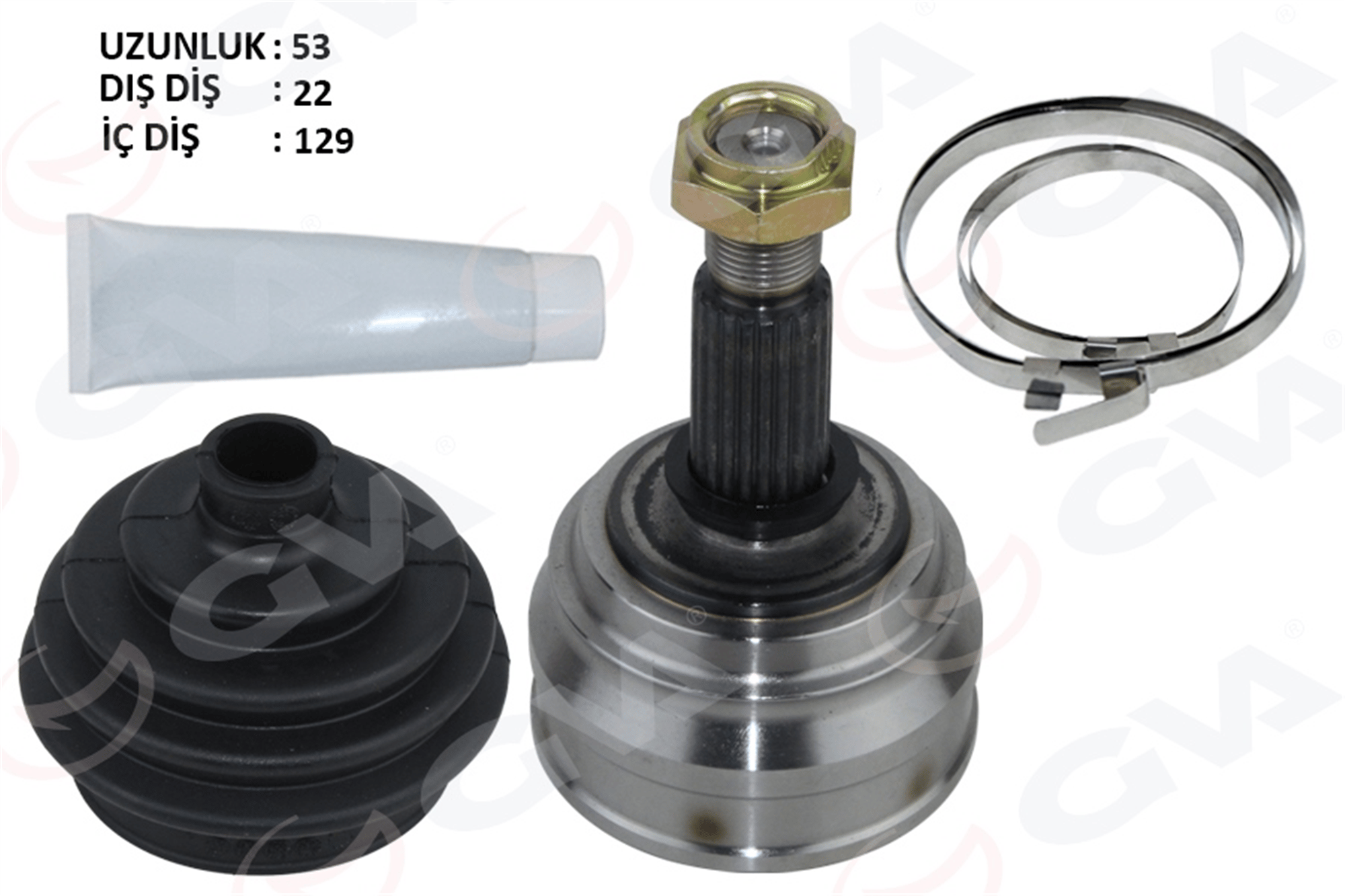 AKS KAFASI DIŞ CADDY-CLASSİC-GOLF3 1.9D 94-01 1Y-AEY 1.9 D