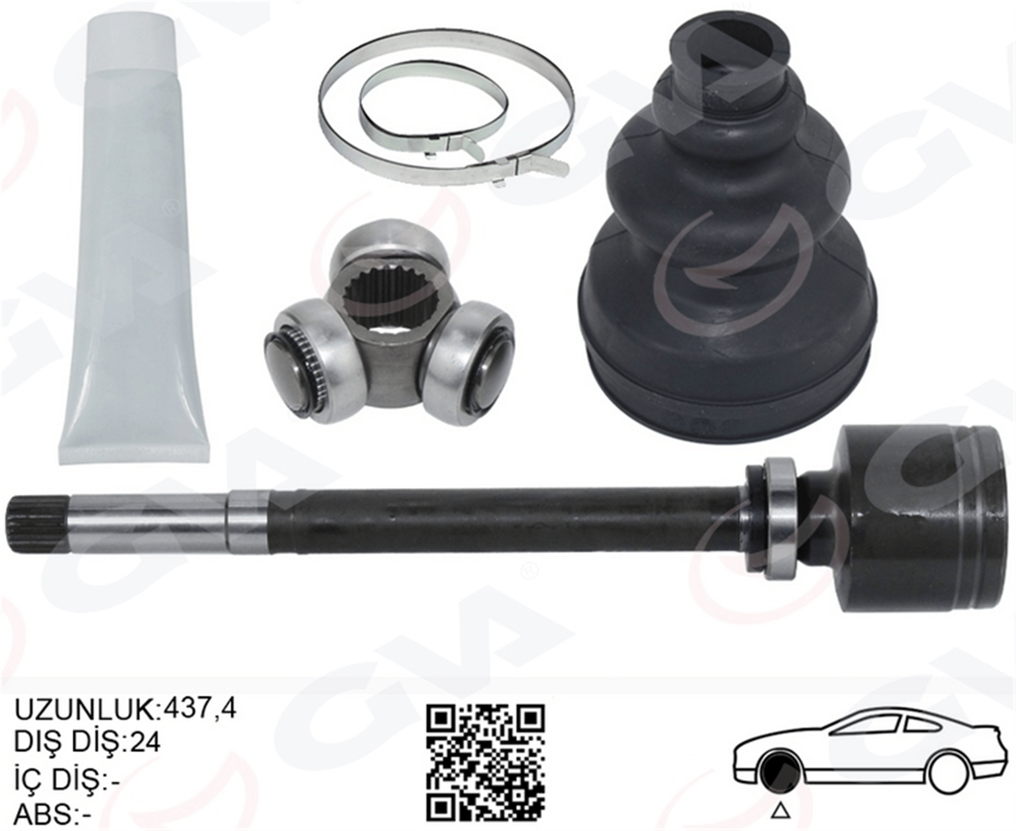 AKS KAFASI SAG ON IC FIAT SCUDO 270 1.6 MJT 07-