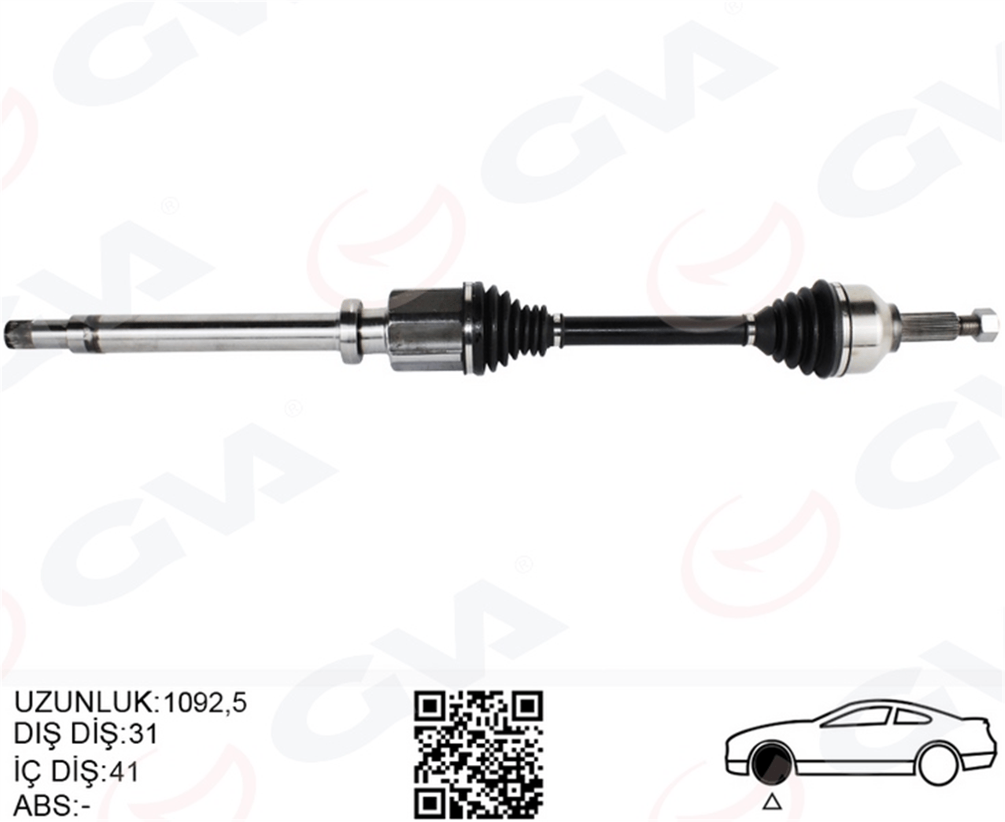 AKS KOMPLE SAĞ ÖN FORD CUSTOM 12> 2.2 TDCİ UZUN ŞASE KK213B436BA