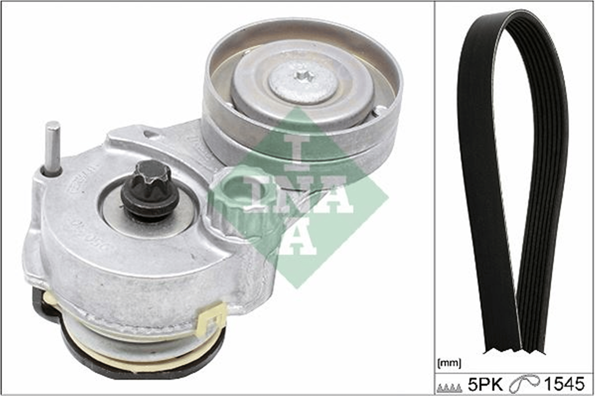 ALTERNATÖR GERGİ KİTİ 5PK1545 KAYIŞ ASTRA H-G-VECTRA C-ZAFIRA B 1.6 Z16XEP-XER-XE1-A16XER-LEL-LER 55350421-6340606