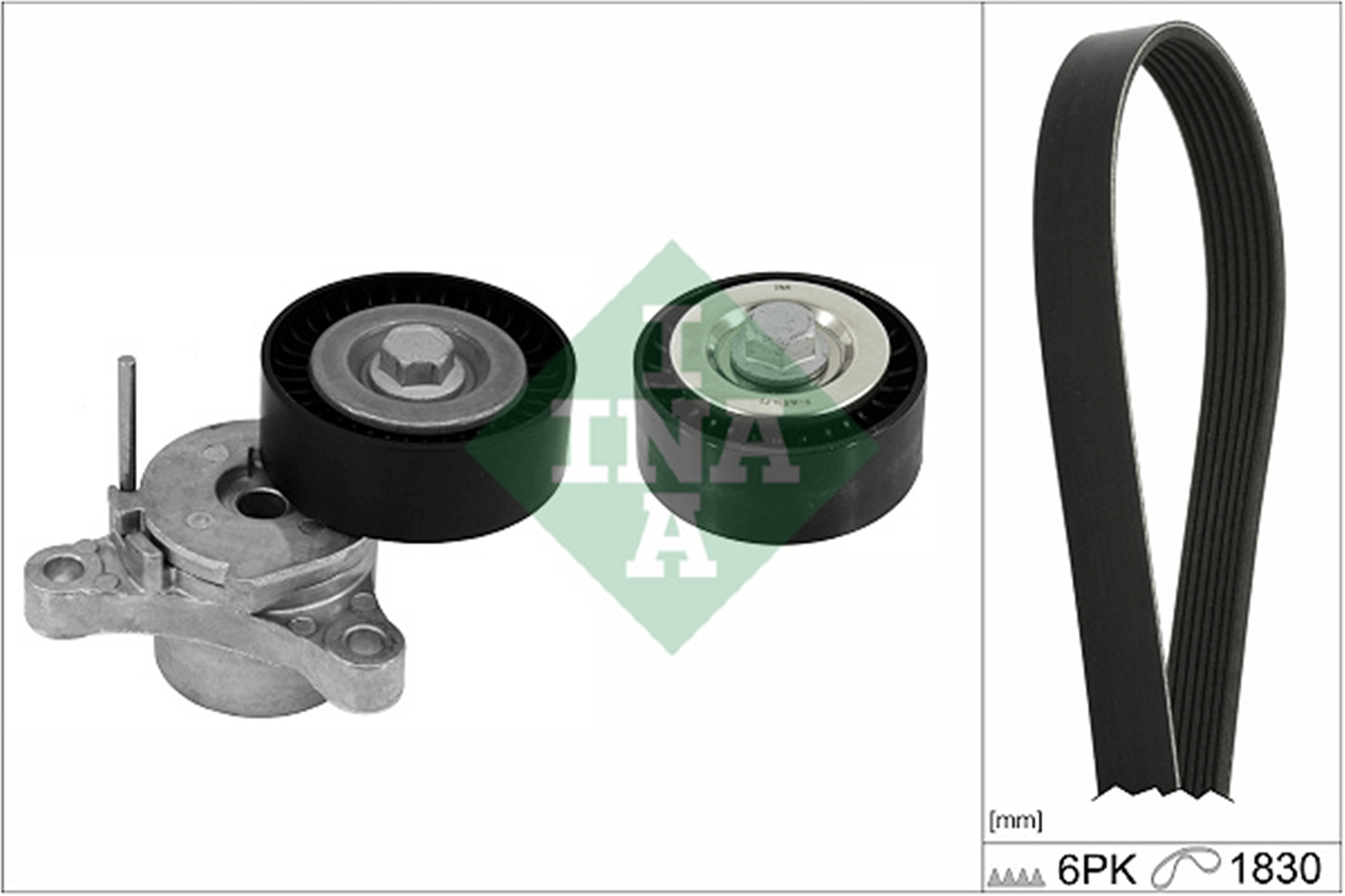 ALTERNATÖR GERGİ KİTİ 6PK1830 KAYIŞ INSIGNIA A-INSIGNIA B-ANTARA-ZAFIRA C 2.0 B20DTH-D20DTH-DTJ