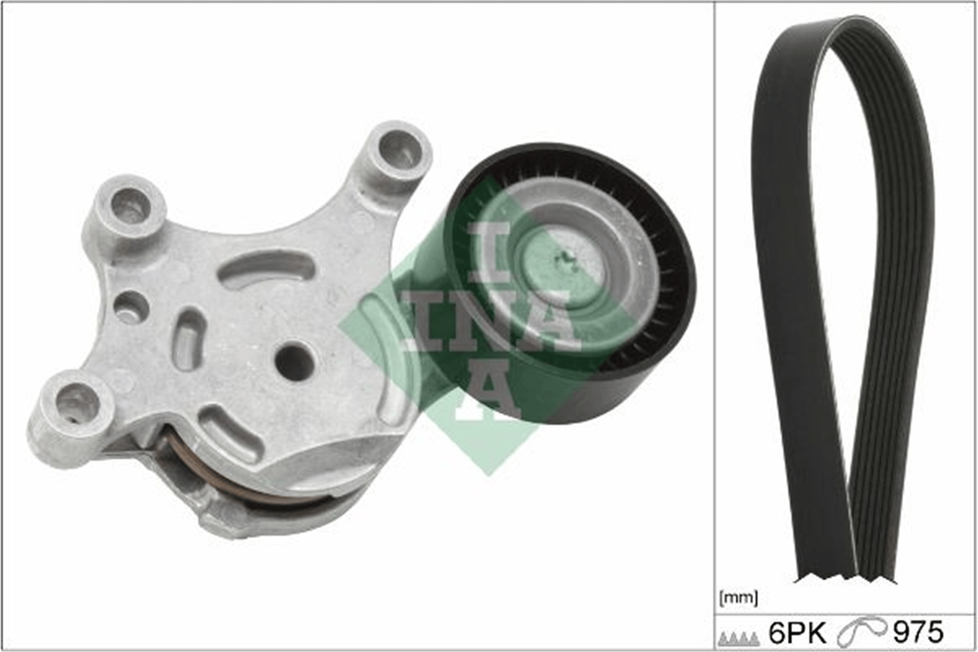 ALTERNATÖR GERGİ KİTİ 6PK975 P207-P308-P3008-P5008-PARTNER-BERLINGO-C3-C4-C5-DS3-DS4 1.4-1.6 HDI