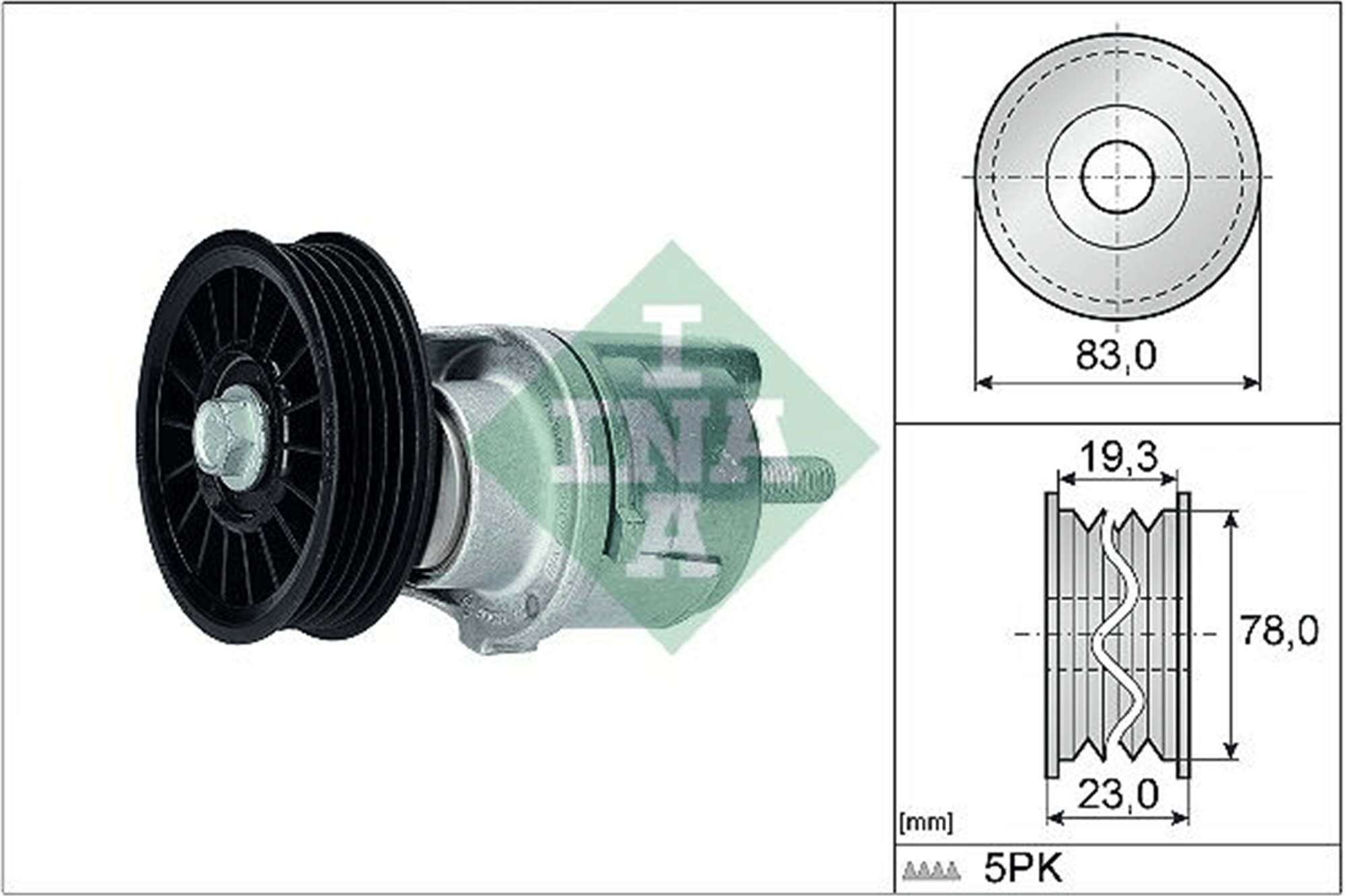 ALTERNATÖR GERGİ RULMANI GERGİ KÜTÜĞÜ PASSAT-A4-A6 1.9 TDI AFN-AVG-AHU