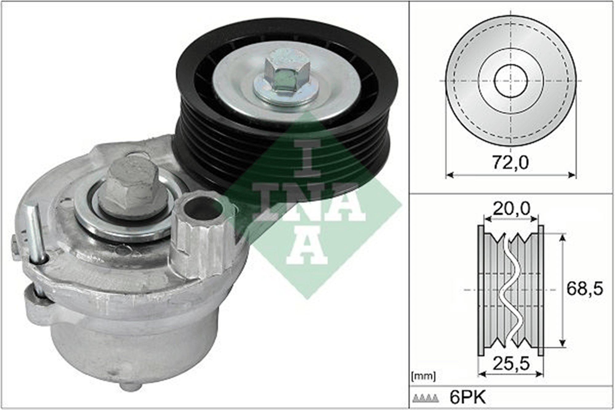 ALTERNATOR GERGI RULMANI KOMPLE KÜTÜKLÜ A2.2 DM CAPTIVA ANTARA