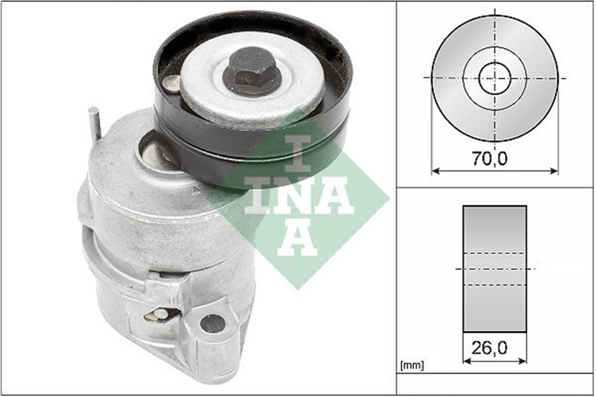 ALTERNATÖR GERGİ RULMANI KÜTÜKLÜ ASTRA F-COMBO-CORSA -VECTRA A 1.4-1.6-1.4SI-1.4I 16V 70x26x17