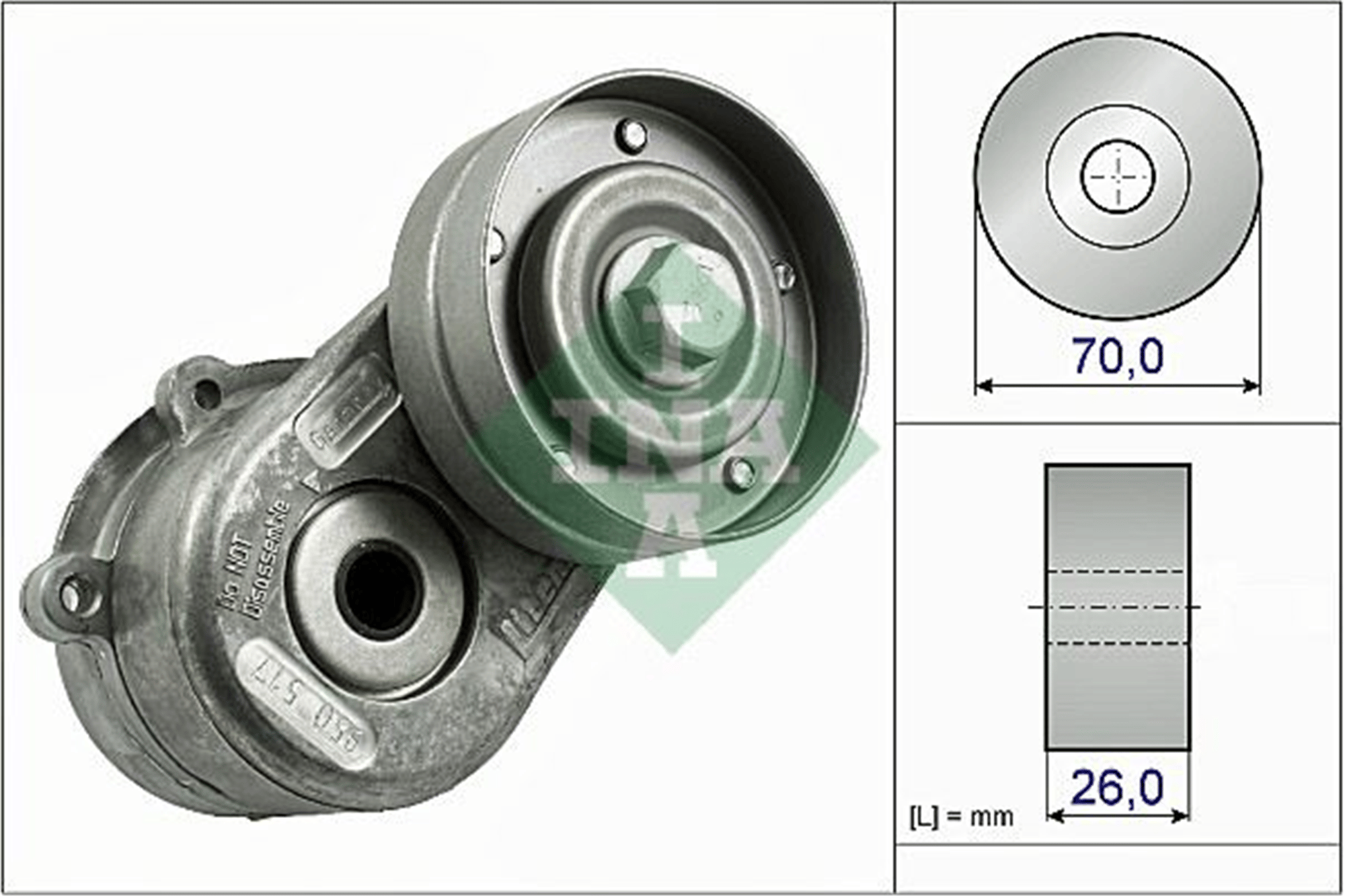 ALTERNATÖR GERGİ RULMANI KÜTÜKLÜ JEEP CHEROKEE-CHRYSLER VOYAGER 2.5-2.8CRD 01> DODGE CARAVAN-NITRO