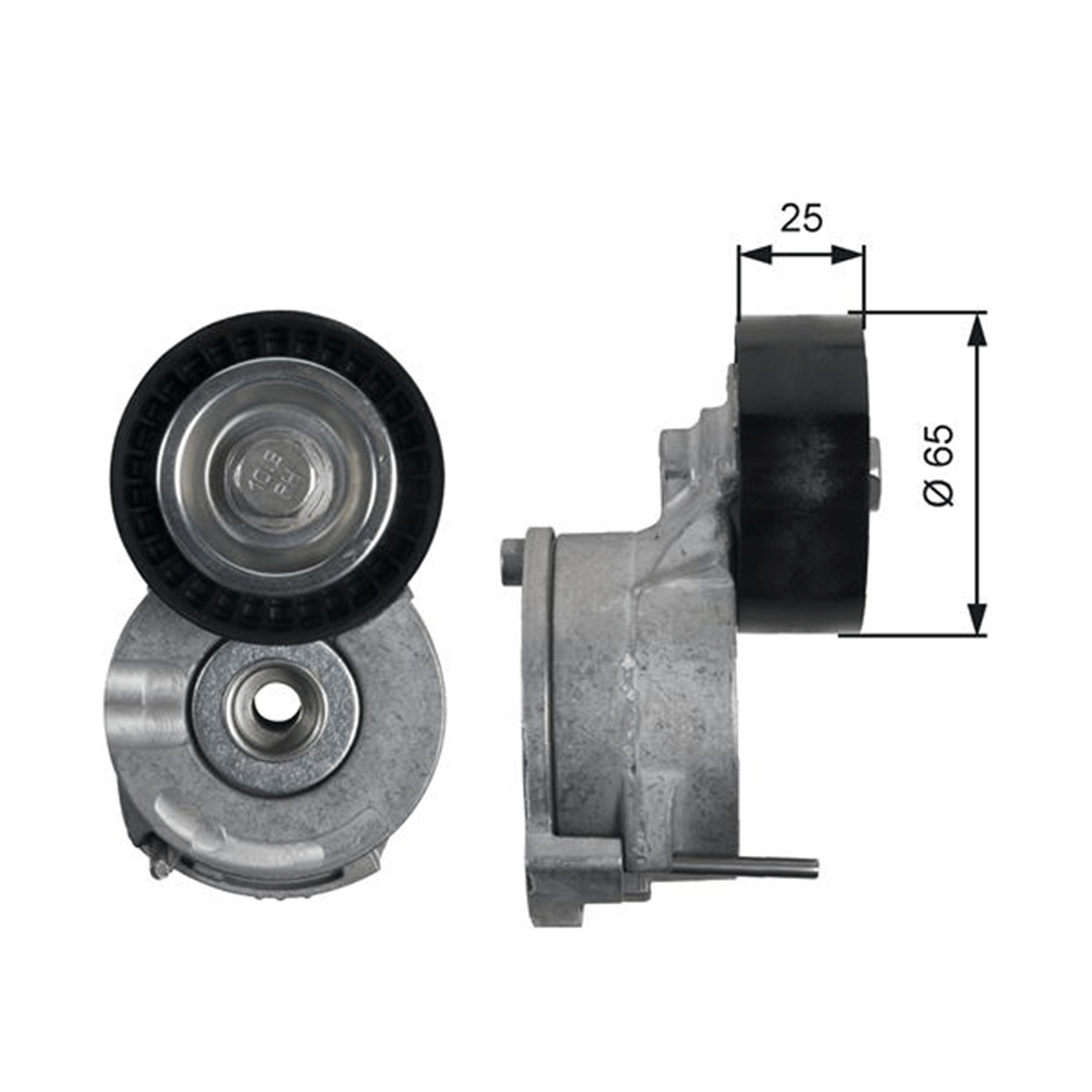 ALTERNATÖR GERGİ RULMANI KÜTÜKLÜ ZAFIRA-VIVARO C-P3008-P308-P5008-P508-P407-EXPERT-C4-C5-C8-DS4- DS5-JUMPY-P508-P407 2.0 HDI 165-2.0 HDI 06> MONDEO IV 07>14 KUGA I 07>14 S-MAX 07>14 2.0 TDCI