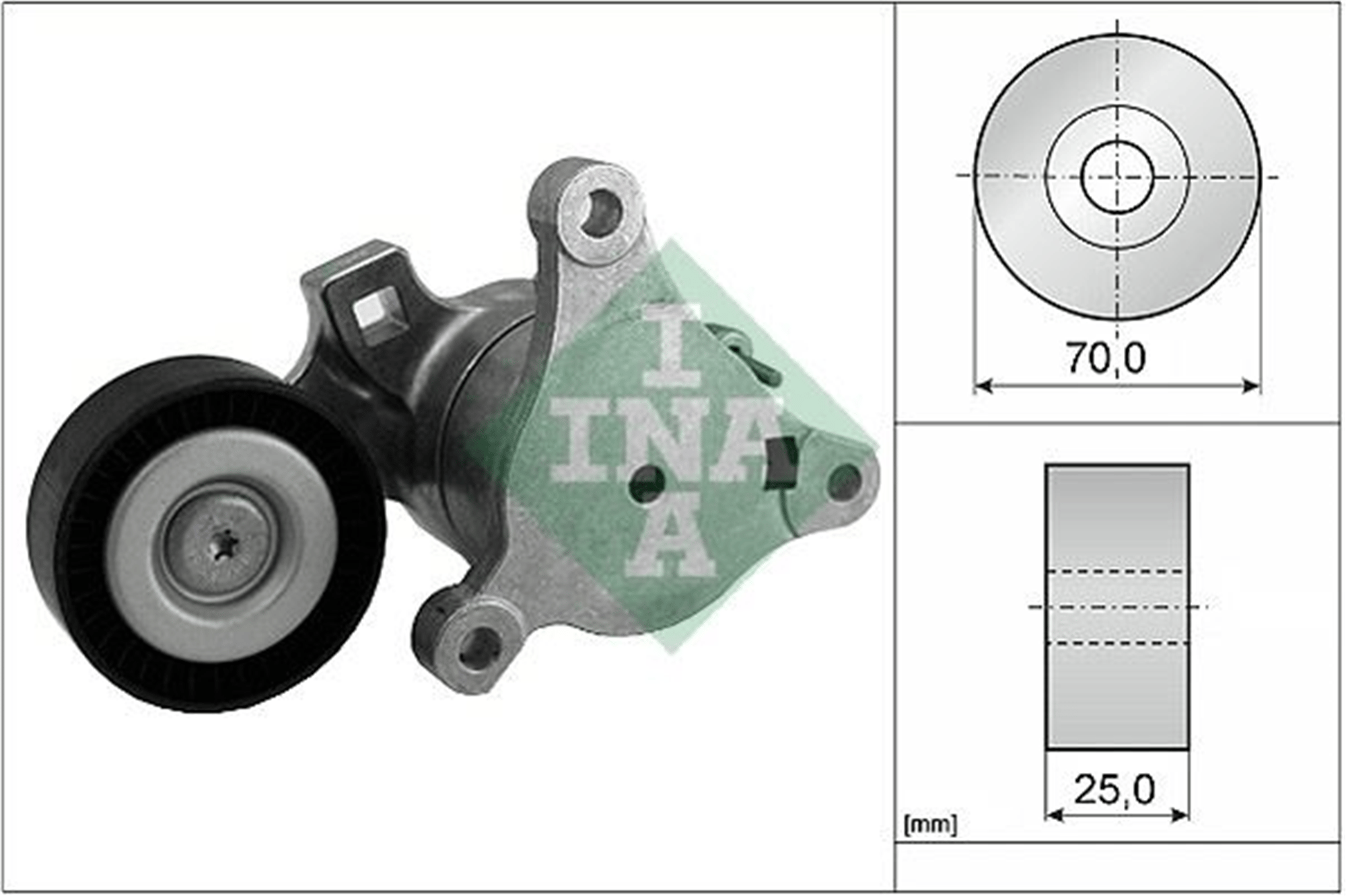 ALTERNATÖR GERGİ RULMANI P307-308-407-607-807-C4-C5-C8 1.8 16V-2.0-2.0 16V
