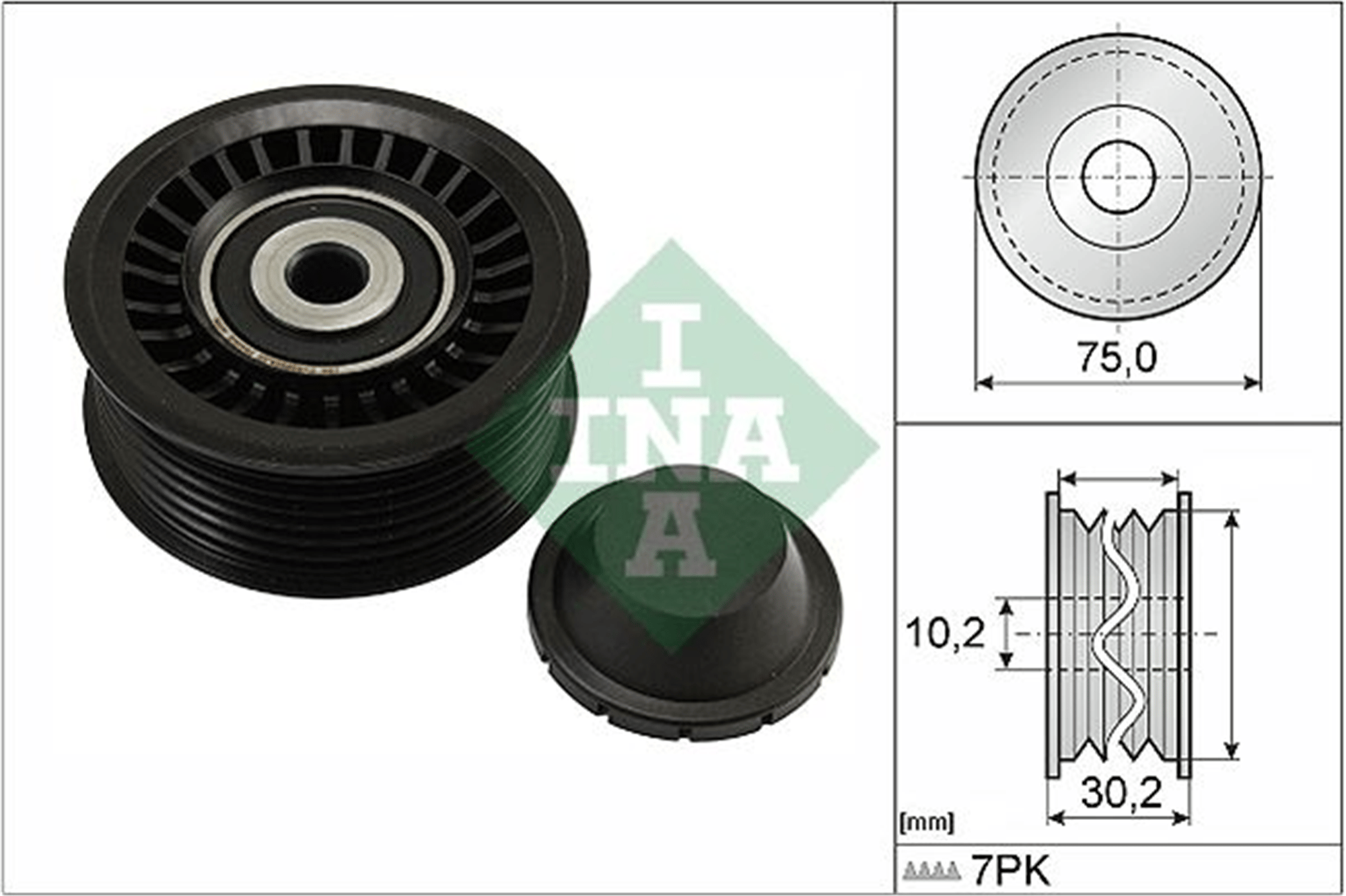ALTERNATÖR GERGİ RULMANI RENAULT CAPTUR 13> CLIO IV 12> MEGANE III 09> 1.2 TCe 1.4TCe