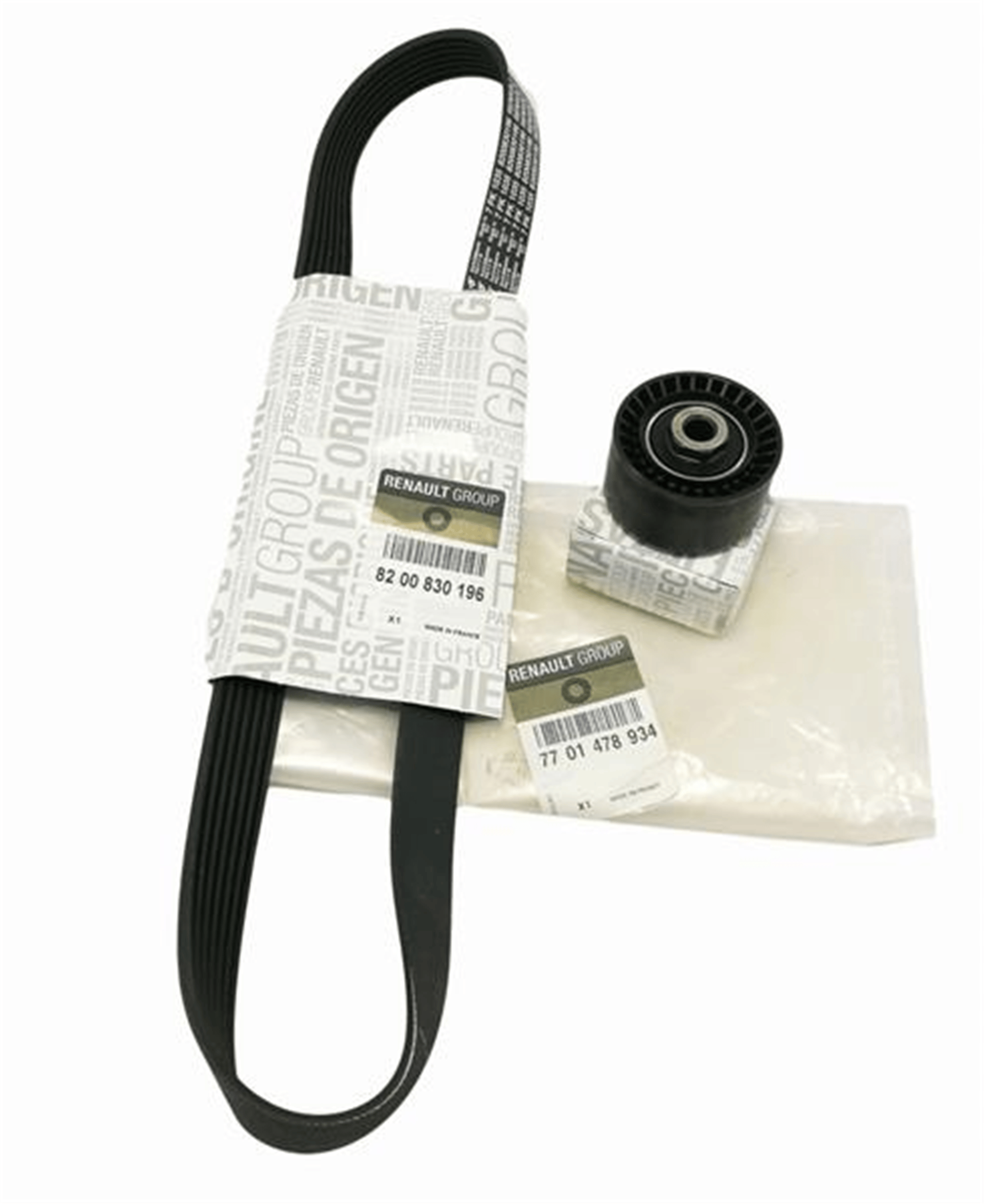 ALTERNATOR KAYIS KITI CLIO IV 12>SYMBOL III 13> SANDERO II 13> LOGAN II 12> 1.2 D4F 7PK 1035MM
