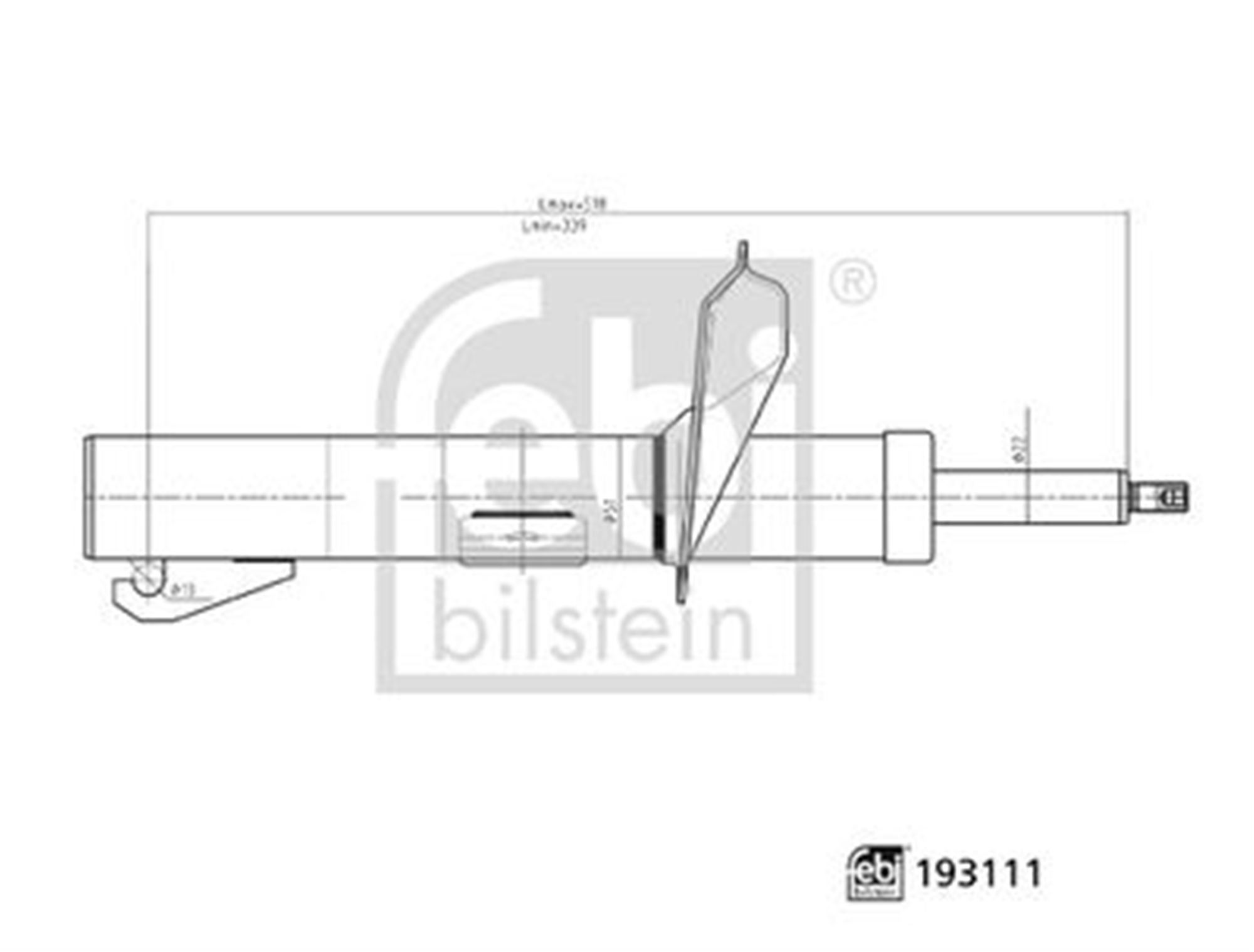 AMORTİSÖR ÖN SAĞ FORD CONNECT 02>