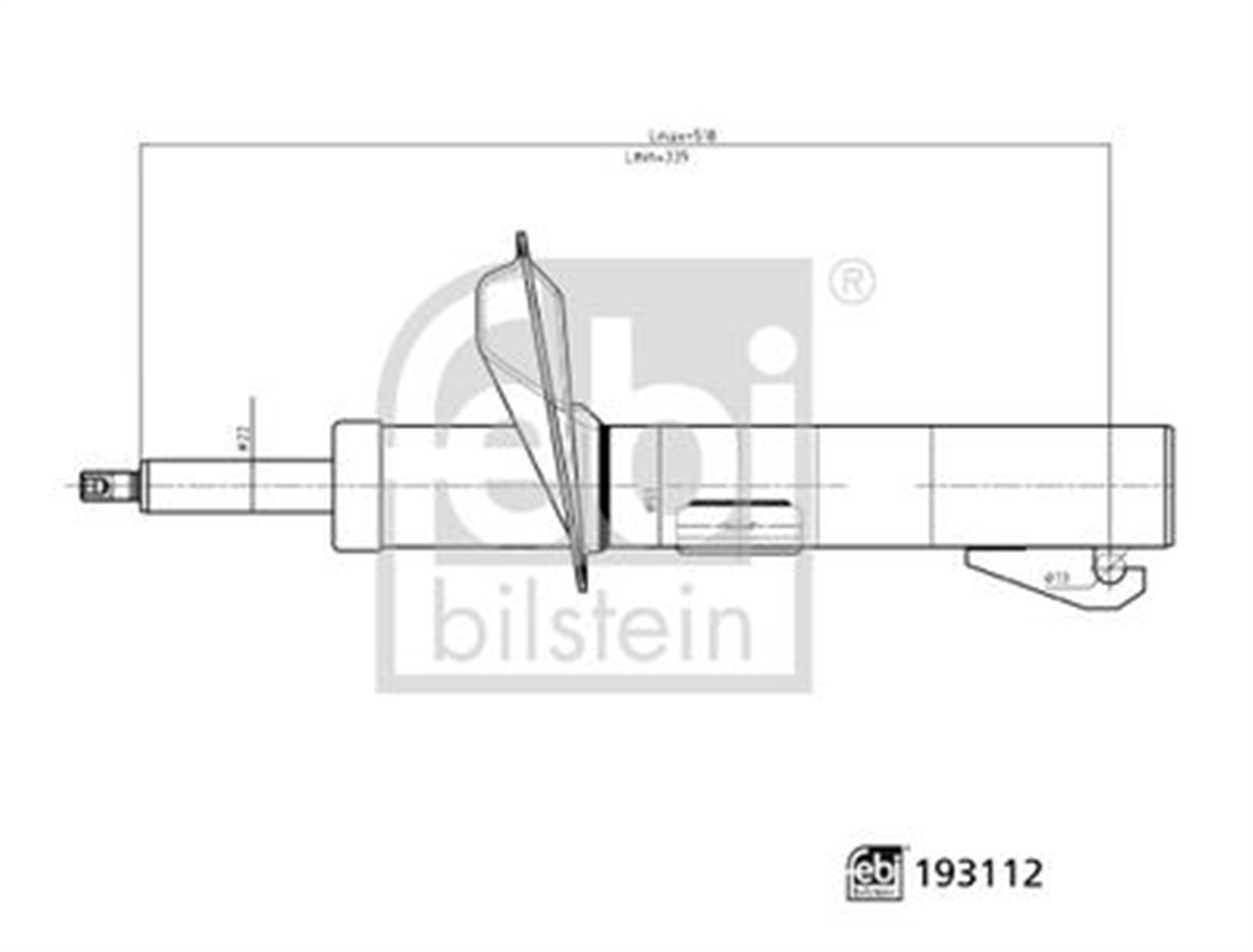 AMORTİSÖR ÖN SOL FORD CONNECT 02>