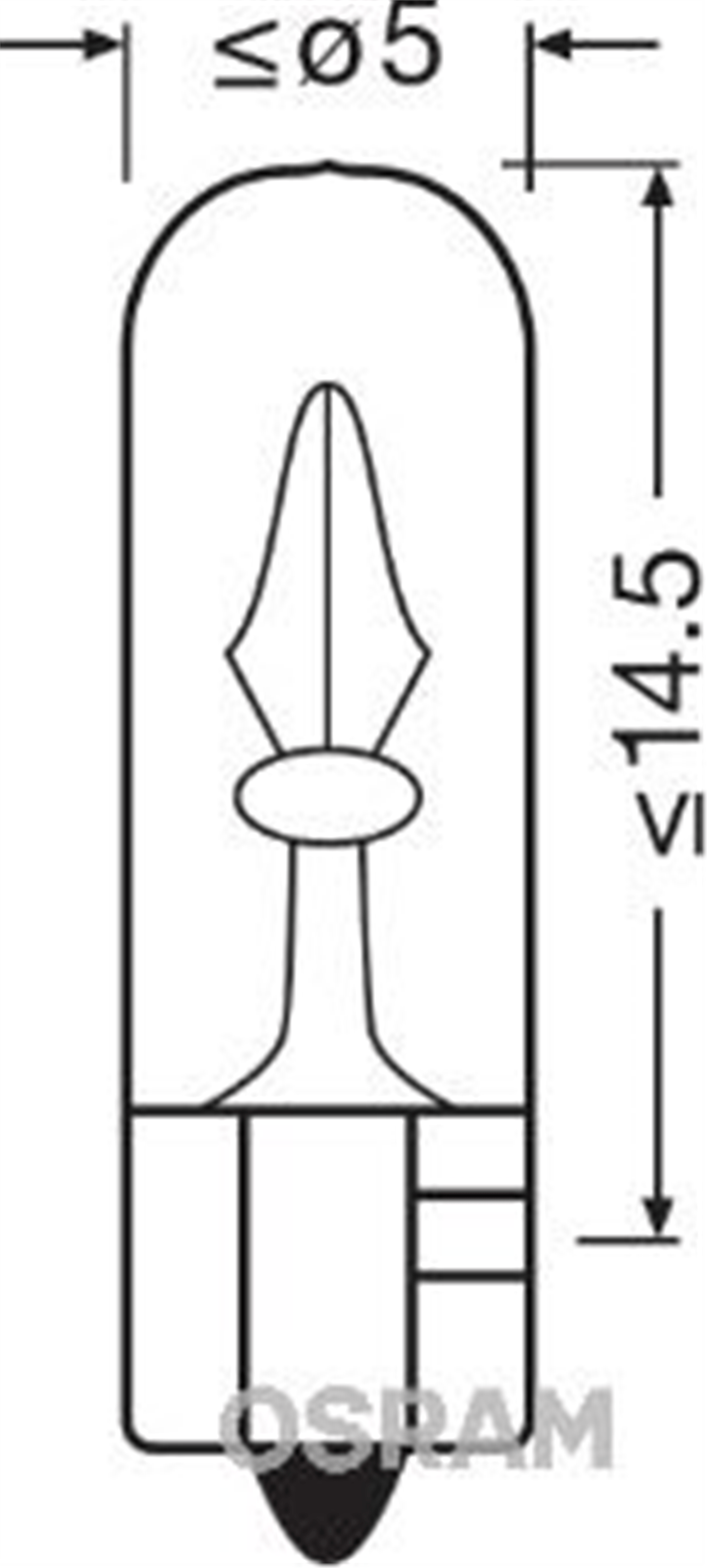 AMPUL 12V 1.2W KÜÇÜK DİPSİZ GÖSTERGE DUYSUZ