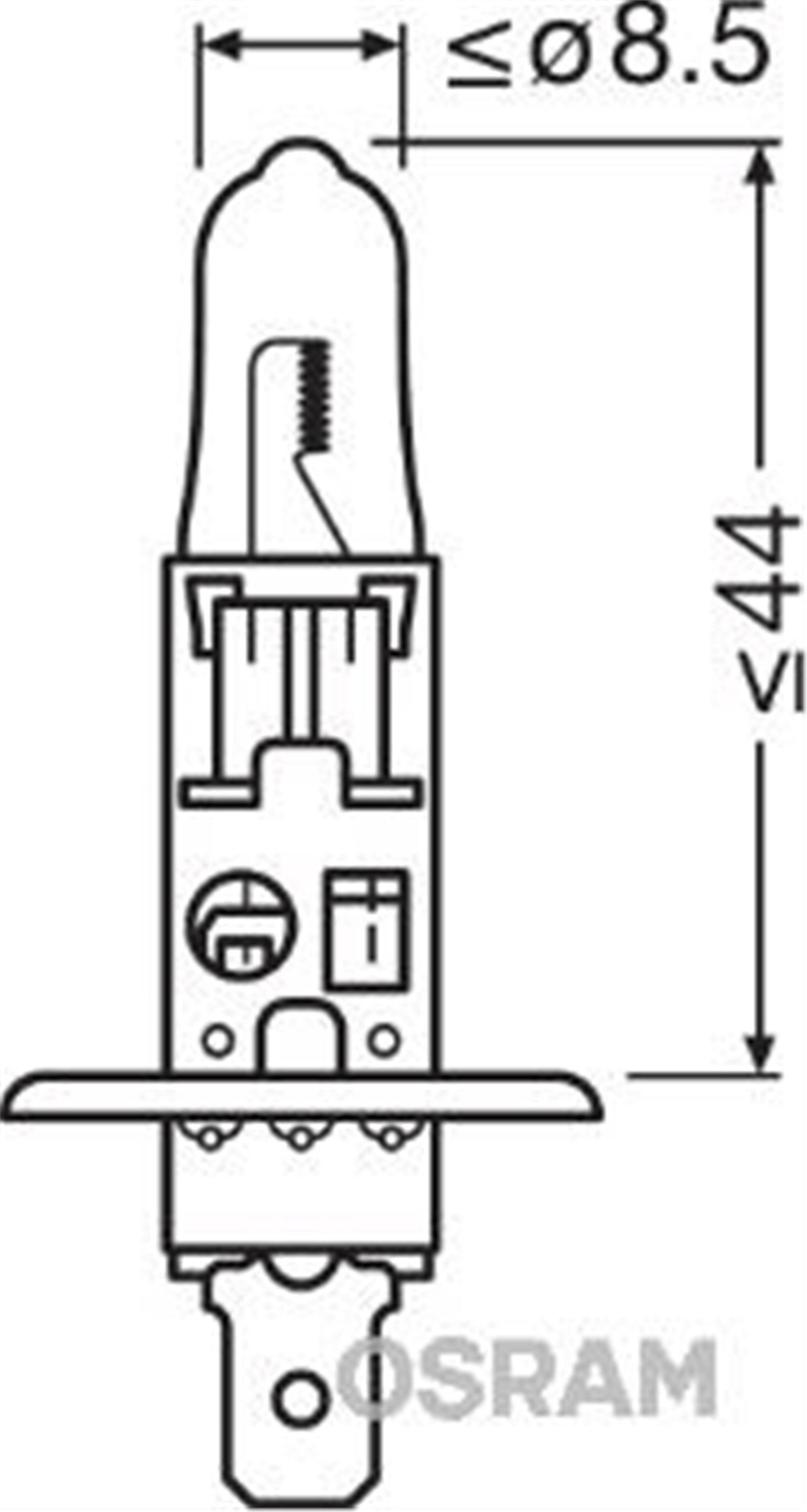 AMPUL 24V H1 70W