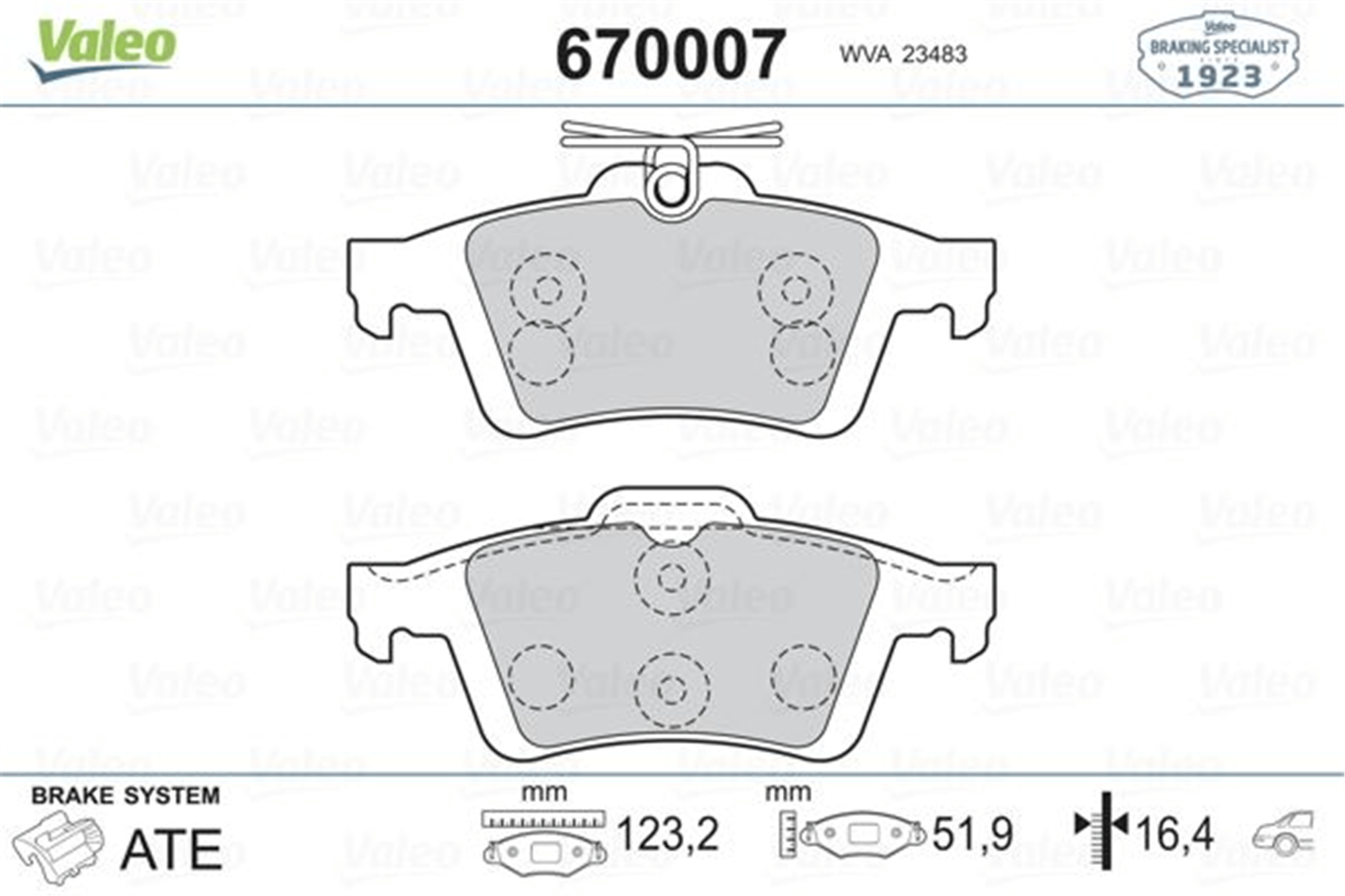 ARKA BALATA FOCUS II CMAX 03> CONNECT 02> LAGUNA III 07> OPEL VECTRA C 02> SIGNUM 03> CITROEN C5 08> PEUGEOT P508 10>18