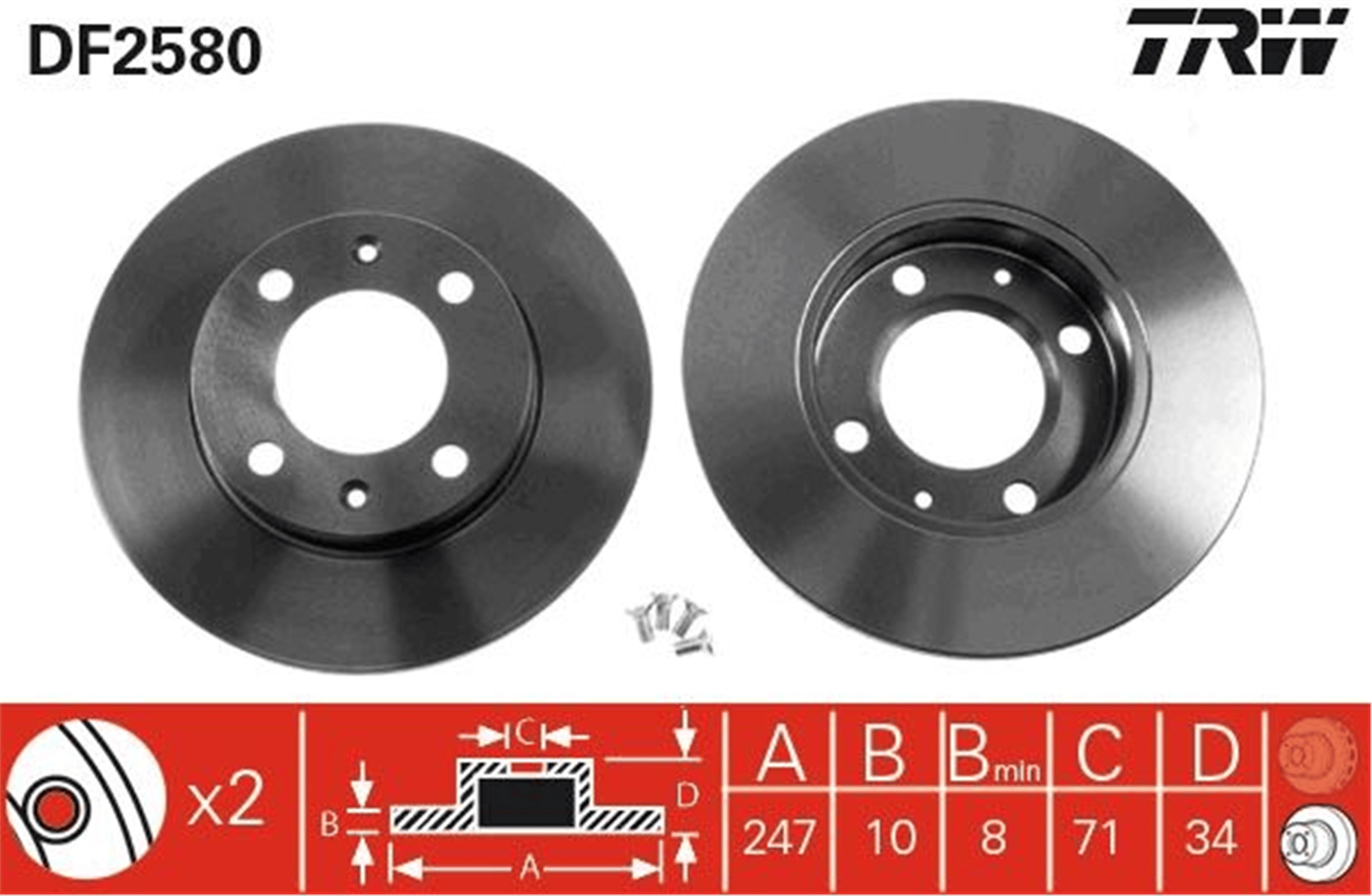 ARKA FREN AYNASI P405 1.6-1.9-1.8T 89-92 P405 II 1.8-2.0-2.0 16V 92-95 247x10x9