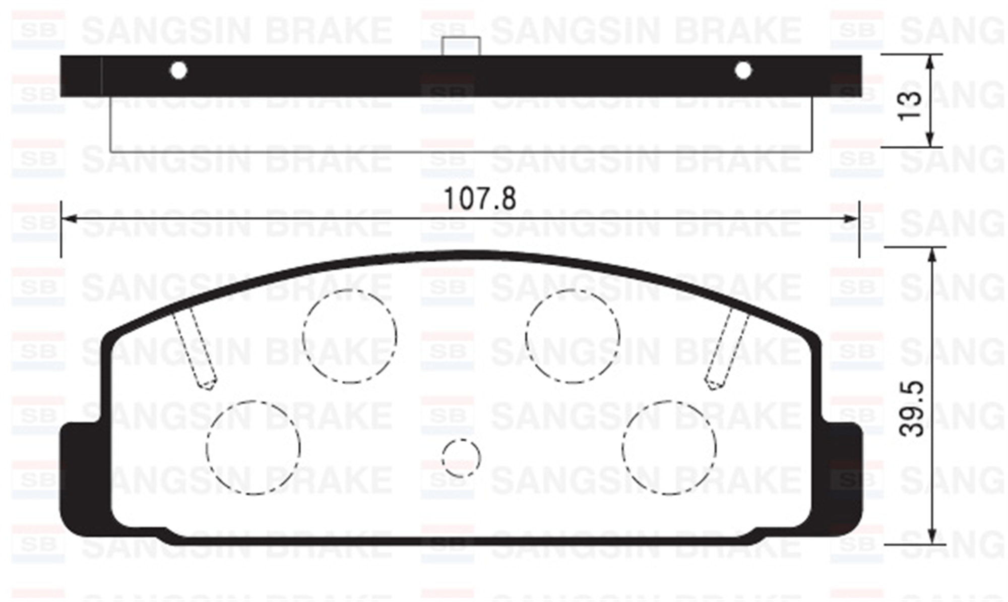 ARKA FREN BALATA MAZDA 323 LANTIS 1.8L BP DOHC BJ 99-01 / 626 FS GF 98-01 / MAZDA 6 2.0L LF-DE GG GH 02->