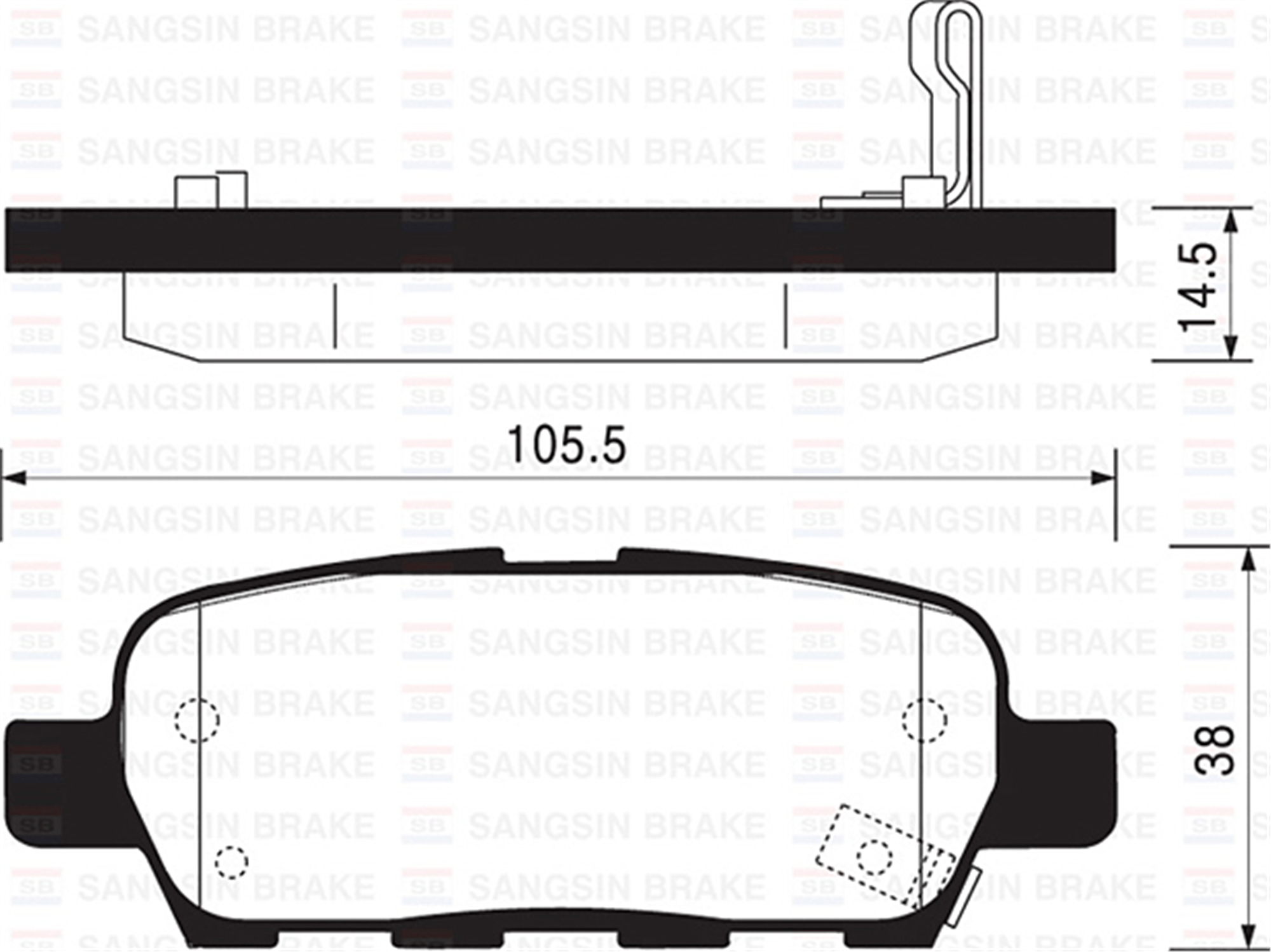 ARKA FREN BALATA NISSAN X-TRAIL 2.0L QR20 T30 01-07
