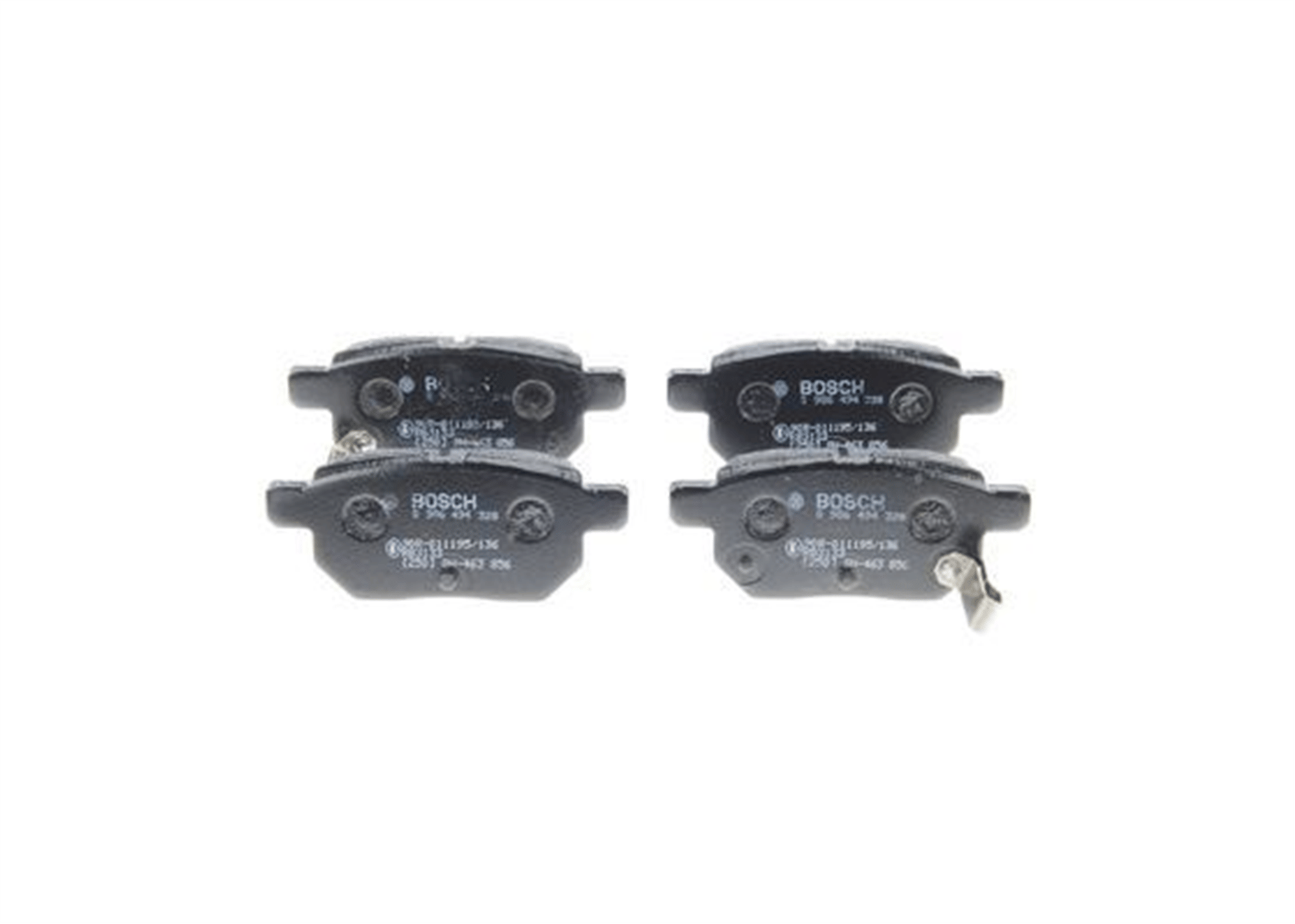 ARKA FREN BALATA TOYOTA AURIS. COROLLA 1.6L 1ZR-FE ZRE151 07-11 / 1.33L 1NR-FE NRE150 6 vites 10->