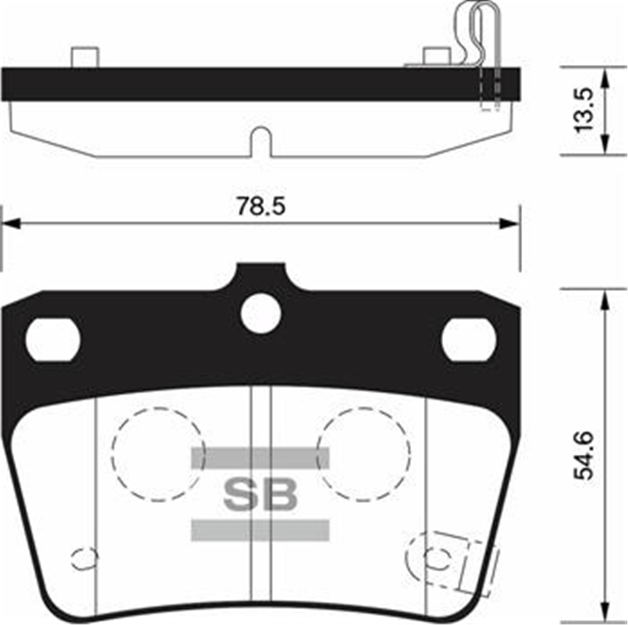 ARKA FREN BALATA TOYOTA RAV4 2.0L 1AZ-FE ACA21 01-05 / CHERY TIGGO 1.6L 2.0L J11 06-14