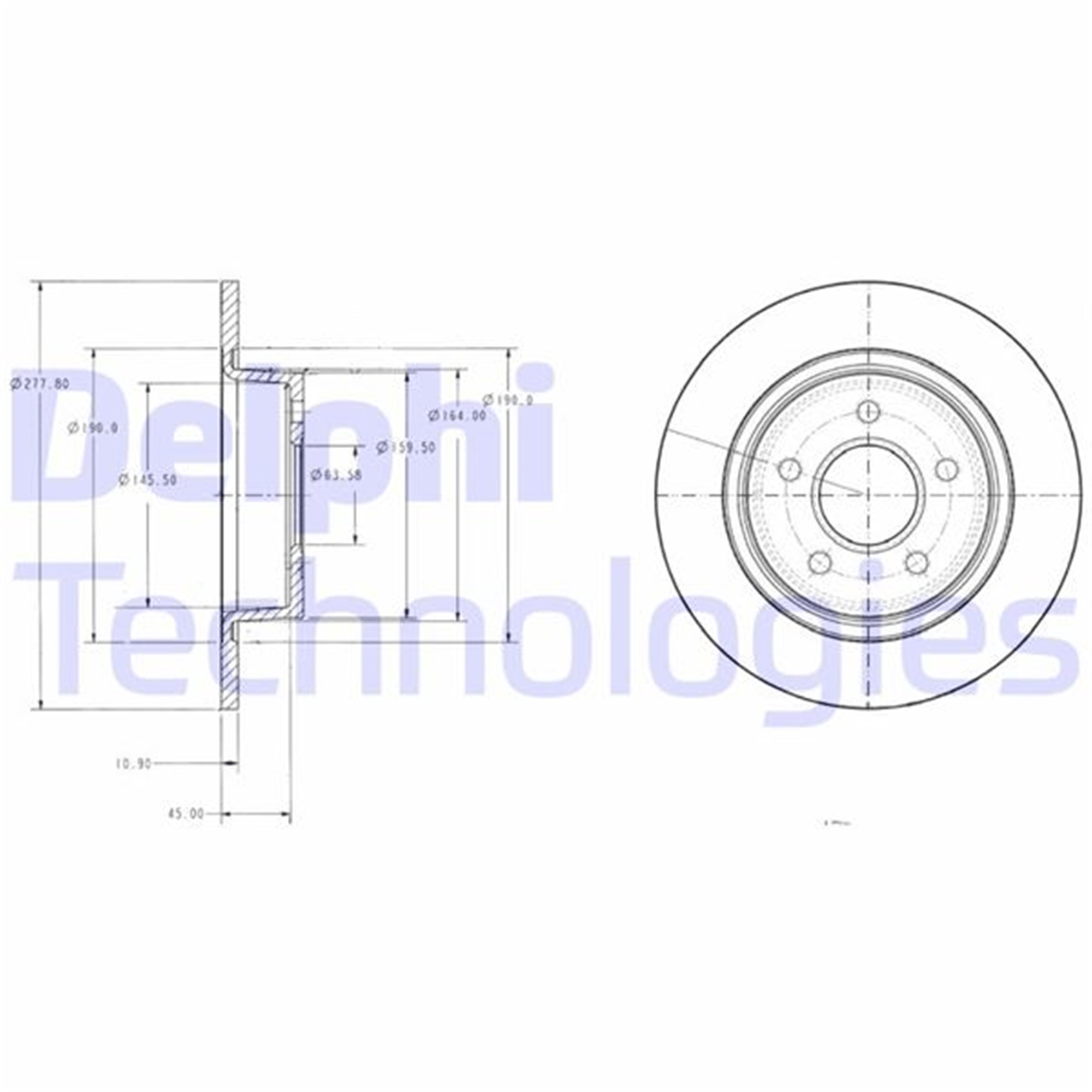 ARKA FREN DISK AYNASI CONNECT 1.8TDCI 02>13 ABS LI