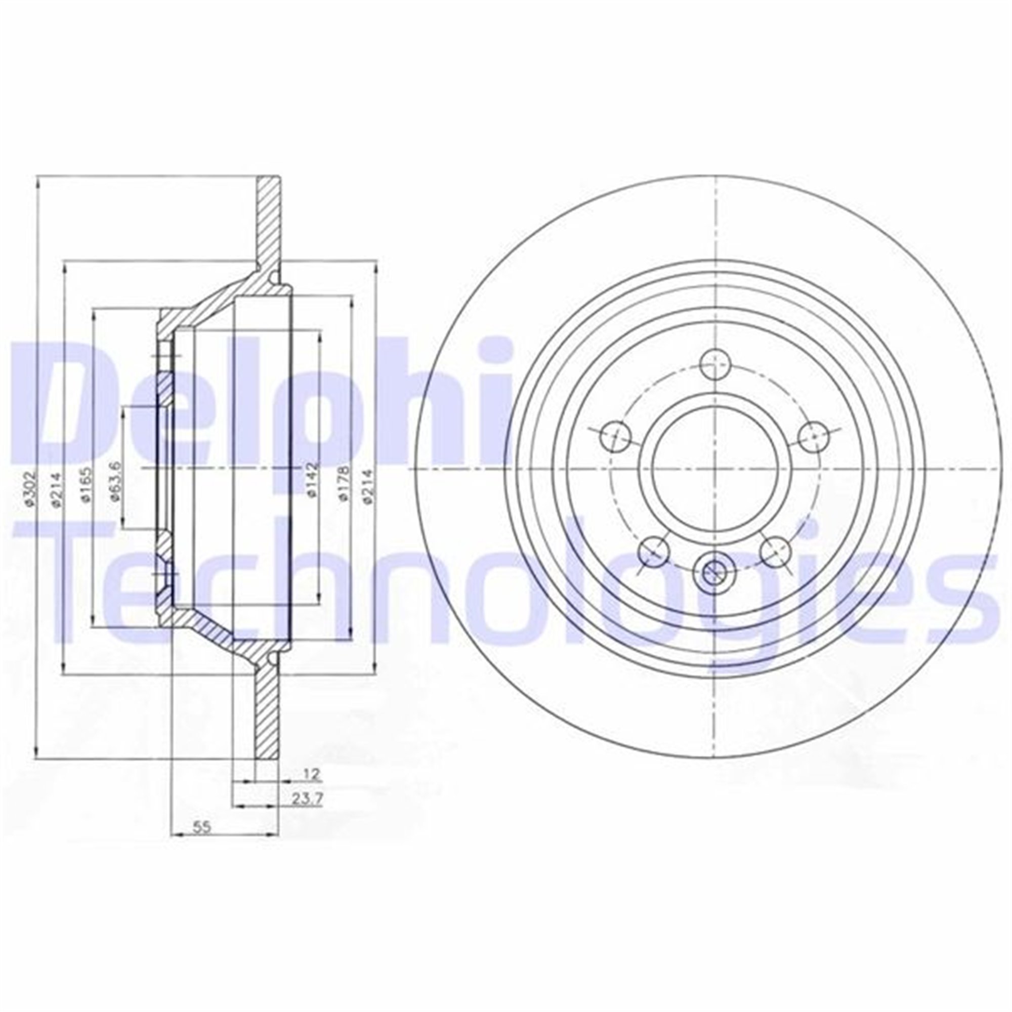 ARKA FREN DISK AYNASI VOLVO V70 III 07> D4 13> S80 II 2.0 3.2 /2.0TDI 08> XC70 06>