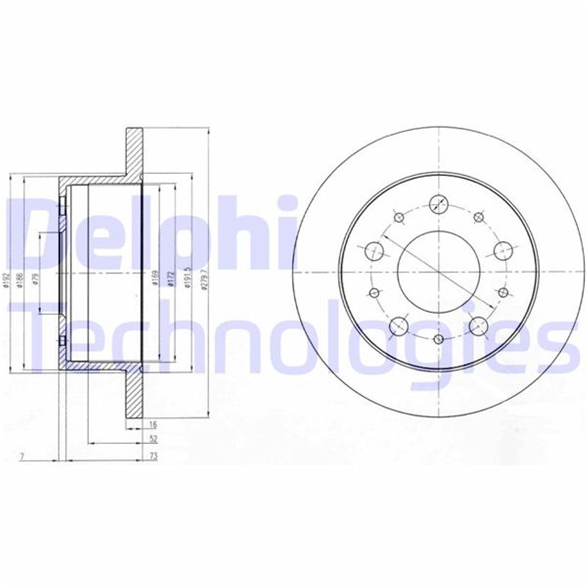 ARKA FREN DISKI FIAT DUCATO 06>BOXER 06>JUMPER 06> 2.0 HDI 2.2HDI-3.0HDI 280x16x5DL