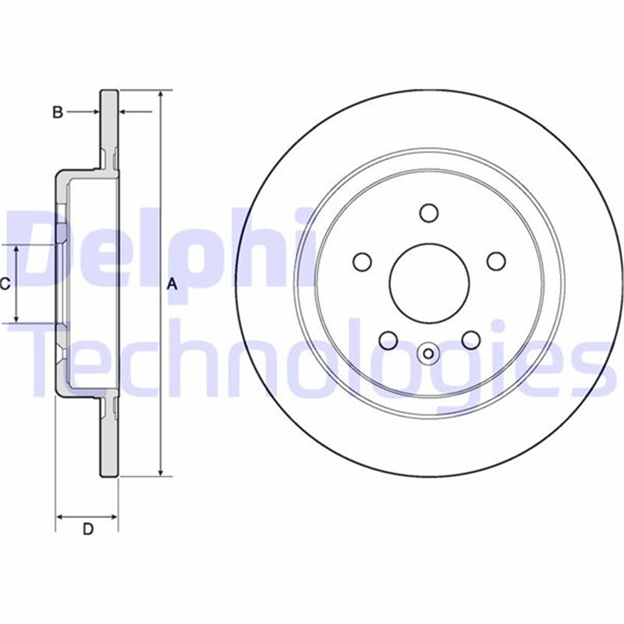 ARKA FREN DİSKİ OPEL ASTRA K 15>22 288x45x5 DOLU