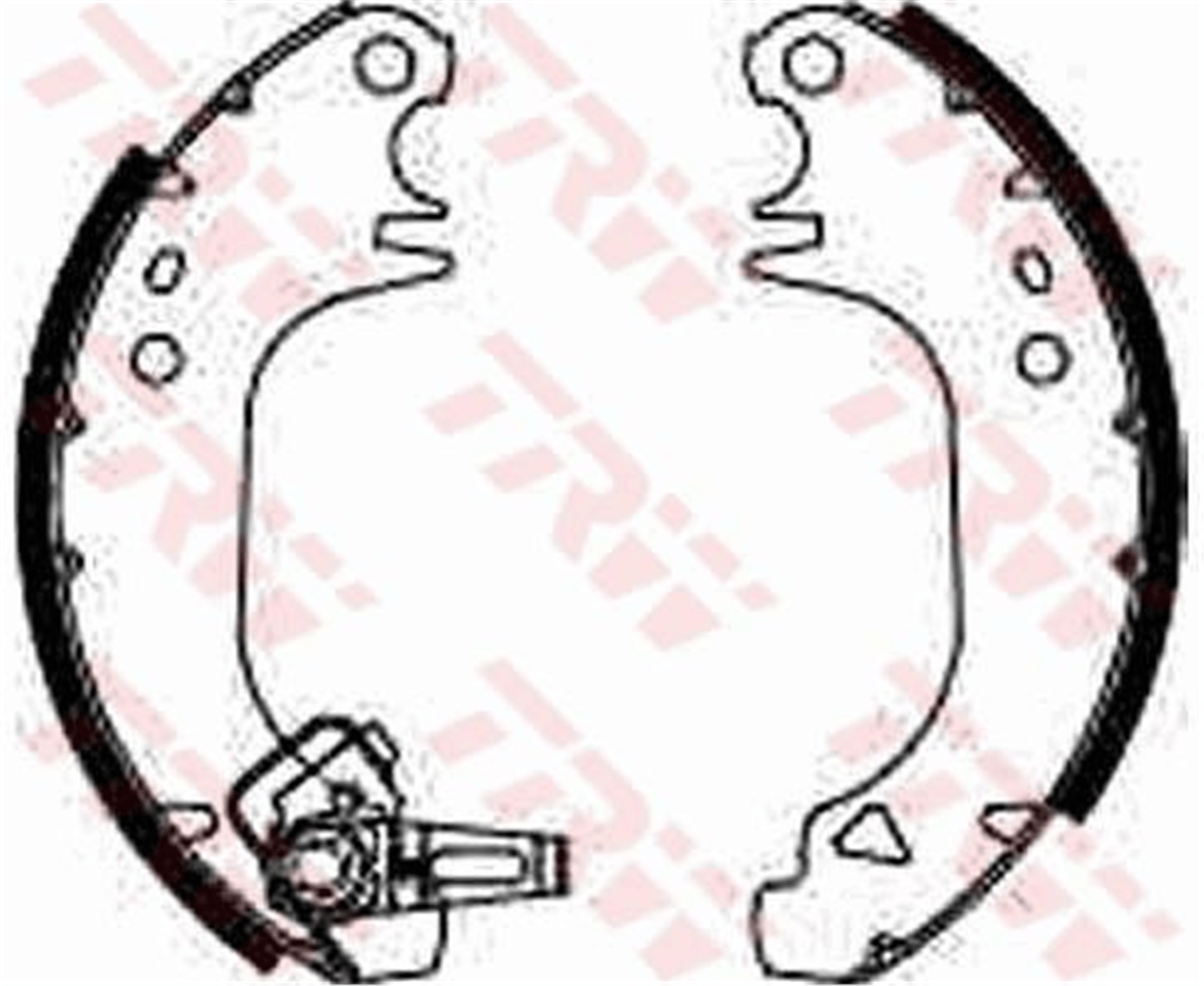 ARKA FREN PABUÇ BALATA PEUGEOT P106 91>04 P205 83>98 P309 86>93 CITROEN SAXO 96>04 AX 86>98 180x30m m