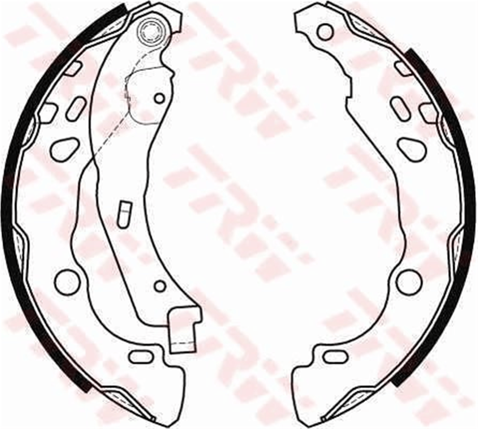 ARKA FREN PABUÇ BALATASI RENAULT CLIO II 98> CLIO IV 12> CLIO SYMBOL 02> SYMBOL III 13> DACIA SANDERO 08> LOGAN 06> SANDERO II 12> LOGAN II 12>