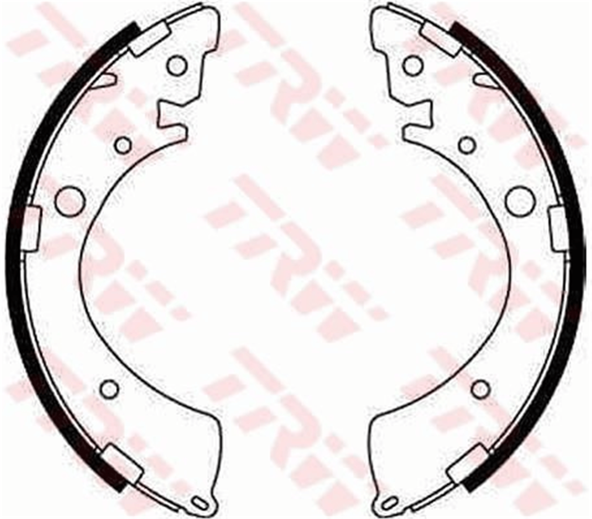 ARKA KAMPANA PABUÇ BALATA HONDA CIVIC 1.4L 1.6L D14A4 D14Z2 D16Y4 EJ EL kasa 96-01 / 1.6L D16V1 VT EC - yerli civic - ES kasa VTI 01-05 / HR-V 1.6L D16W1 GH2 kasa 3 kapı 99-02 - küçük tip 200 x
