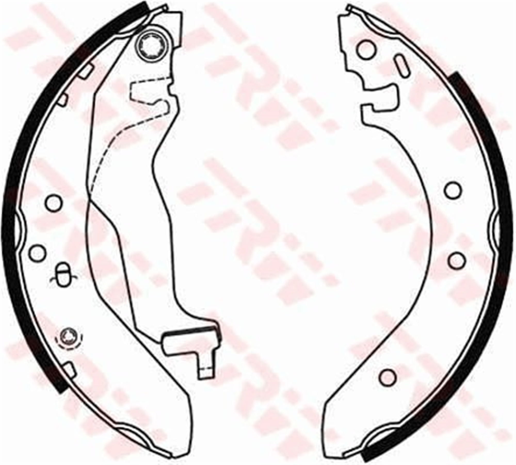 ARKA KAMPANA PABUÇ BALATA HONDA CIVIC EURO 1.4L D14A2 MA8 kasa 96-01 180 x 28