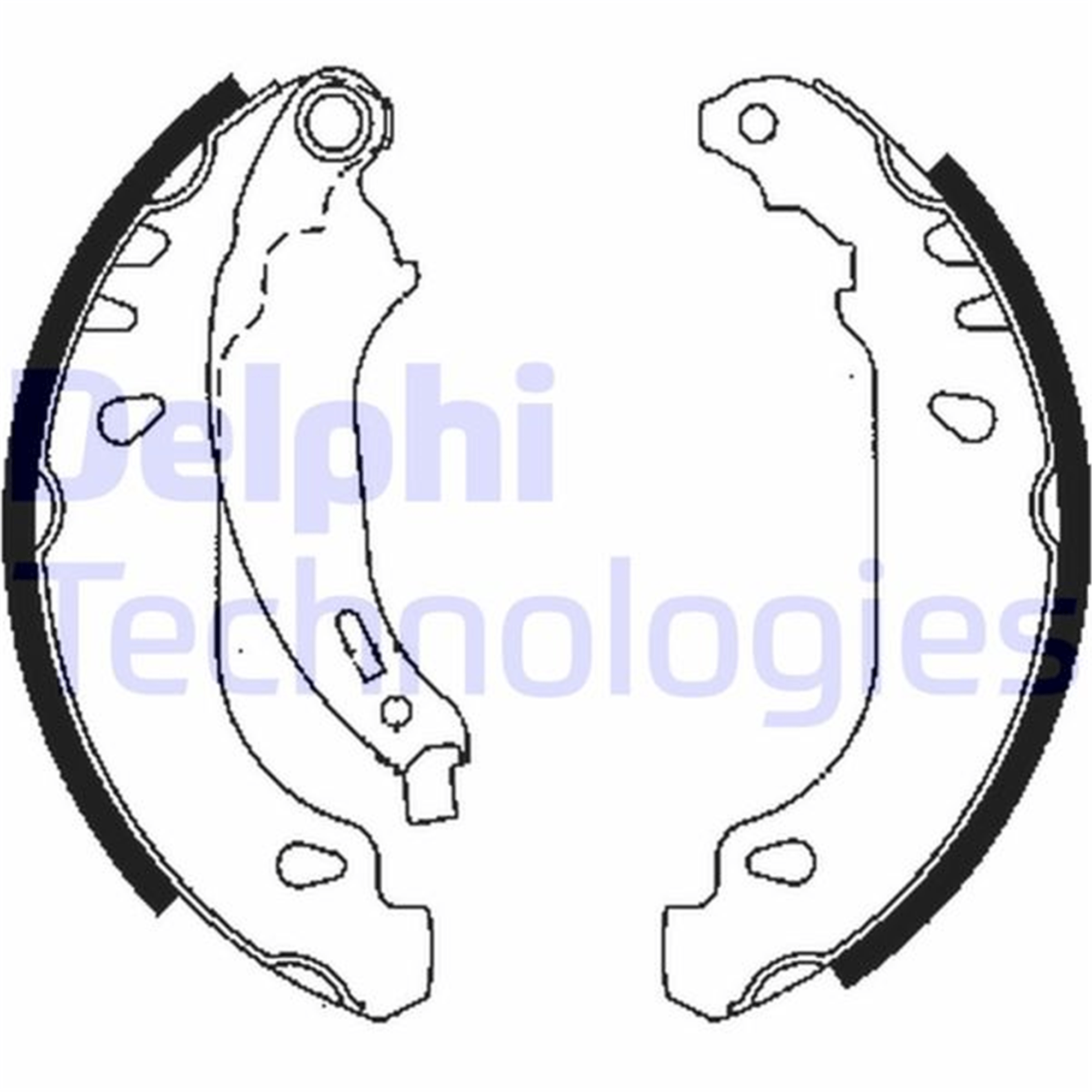 ARKA PABUÇ BALATA CLIO II 98 >05 > SYMBOL II 08 > LOGAN 04 >11 > SANDERO 08 >11 > 180x40