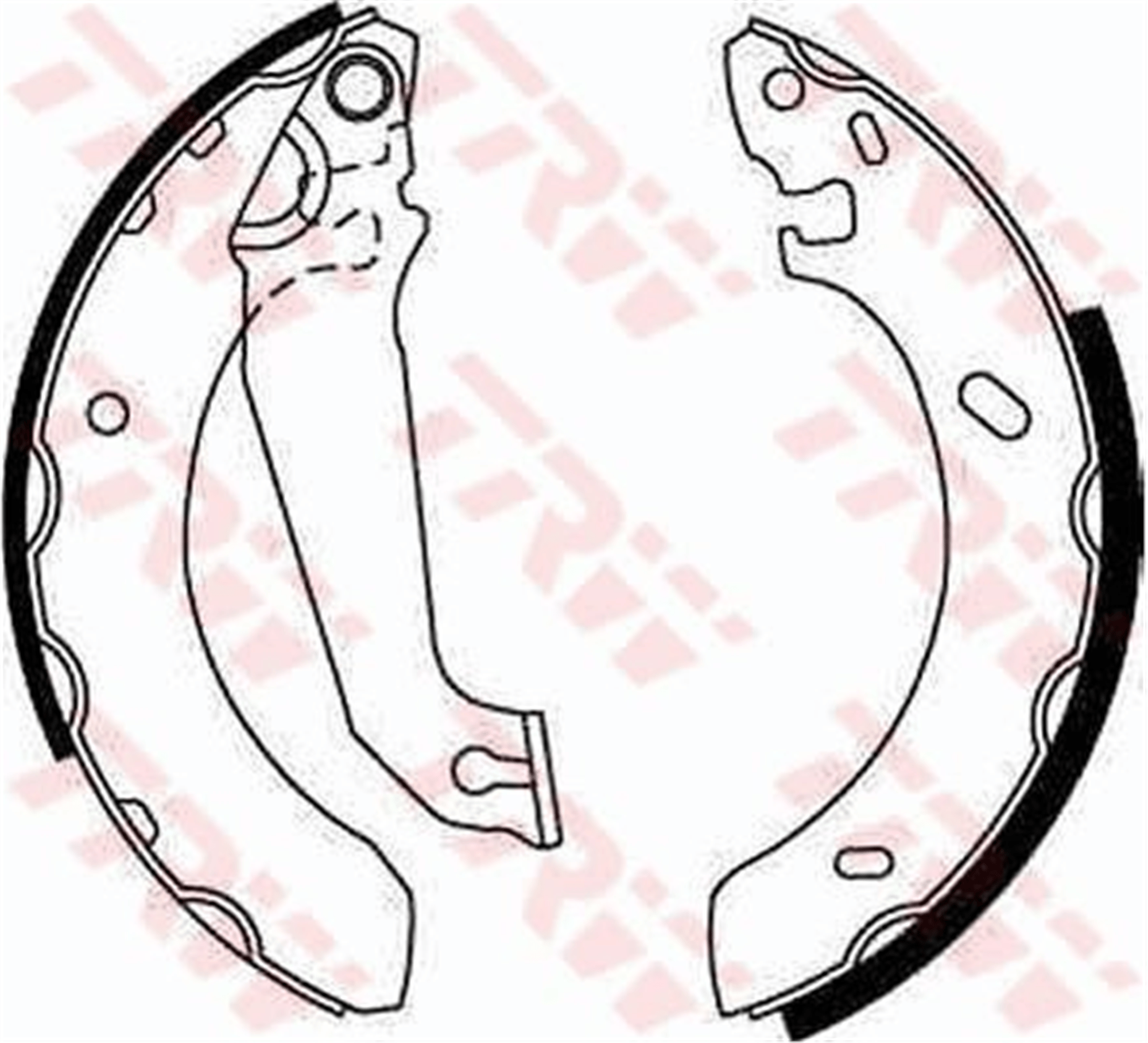 ARKA PABUÇ BALATA ESCORT 5-6 1.3-1.4-1.6 90-95 GS6254 7138050