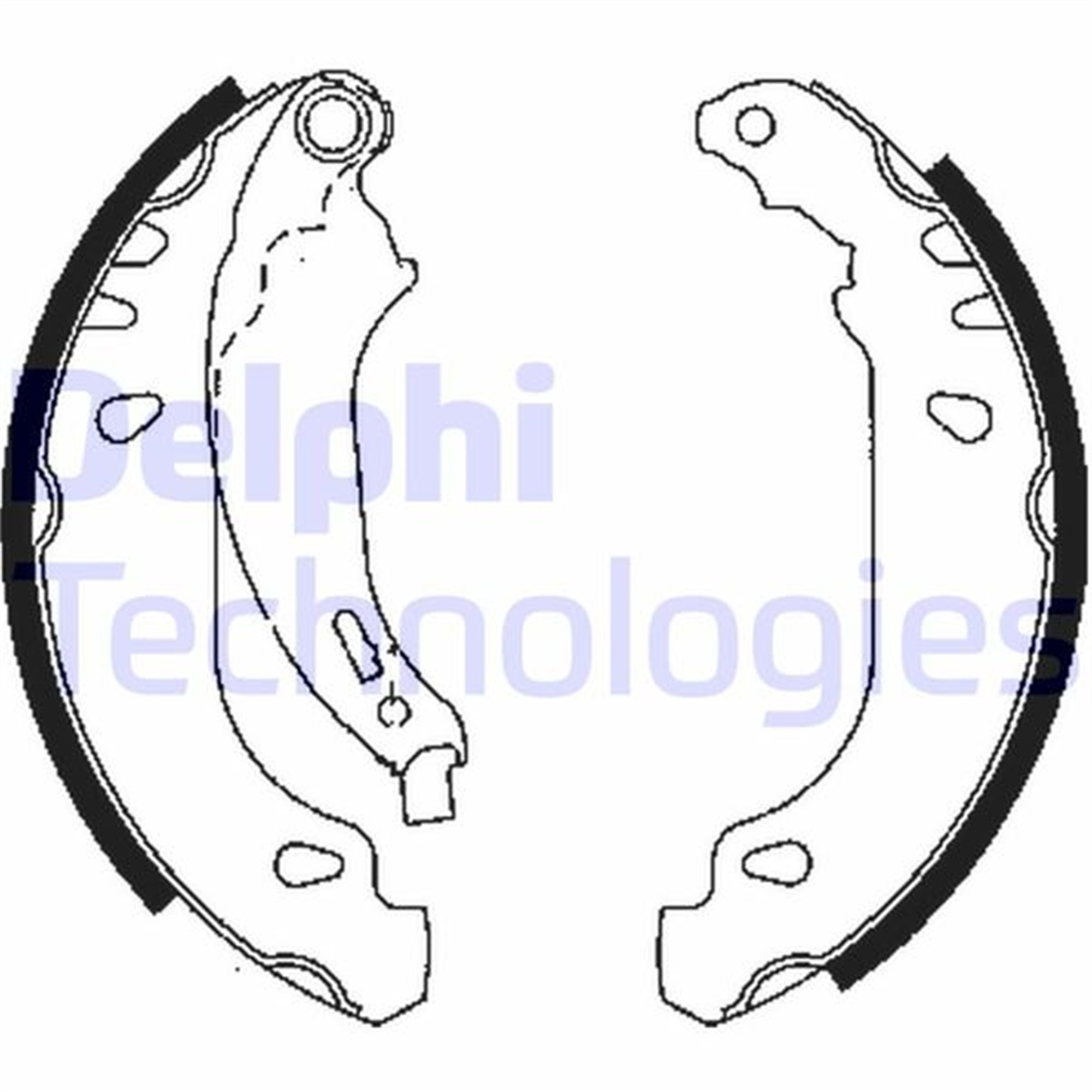 ARKA PABUÇ BALATA P206 1.4İ 1.6İ 1.4HDİ 1.9D 98 >02 > 206 1.4 1.4HDİ 09 > ABS SİZ ARAÇLAR 180x32