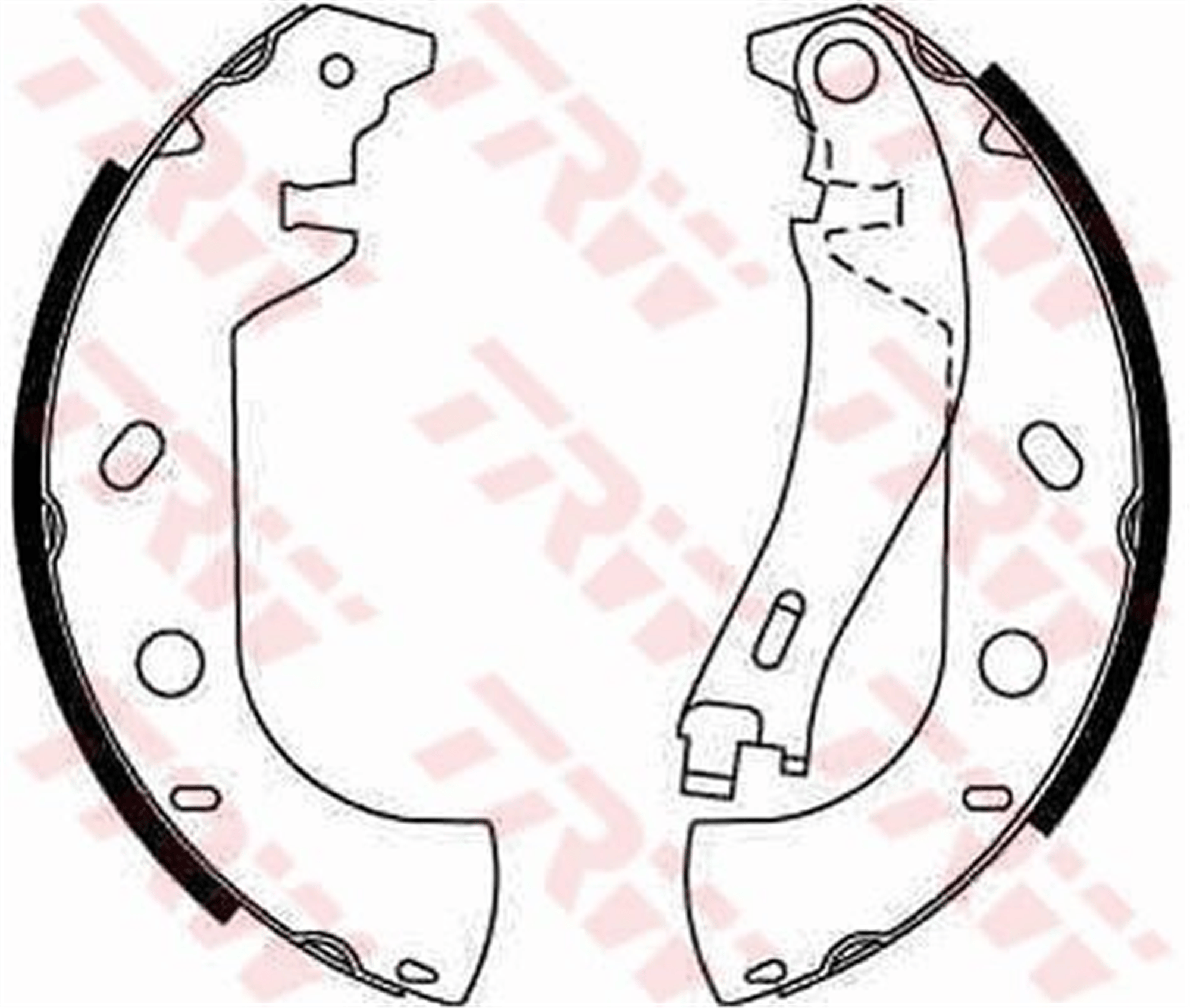 ARKA PABUÇ BALATA PALIO WEEKEND 1.2-1.6 16V-MAREA WEEKEND 1.6 16V 1.9 JTD 228x42