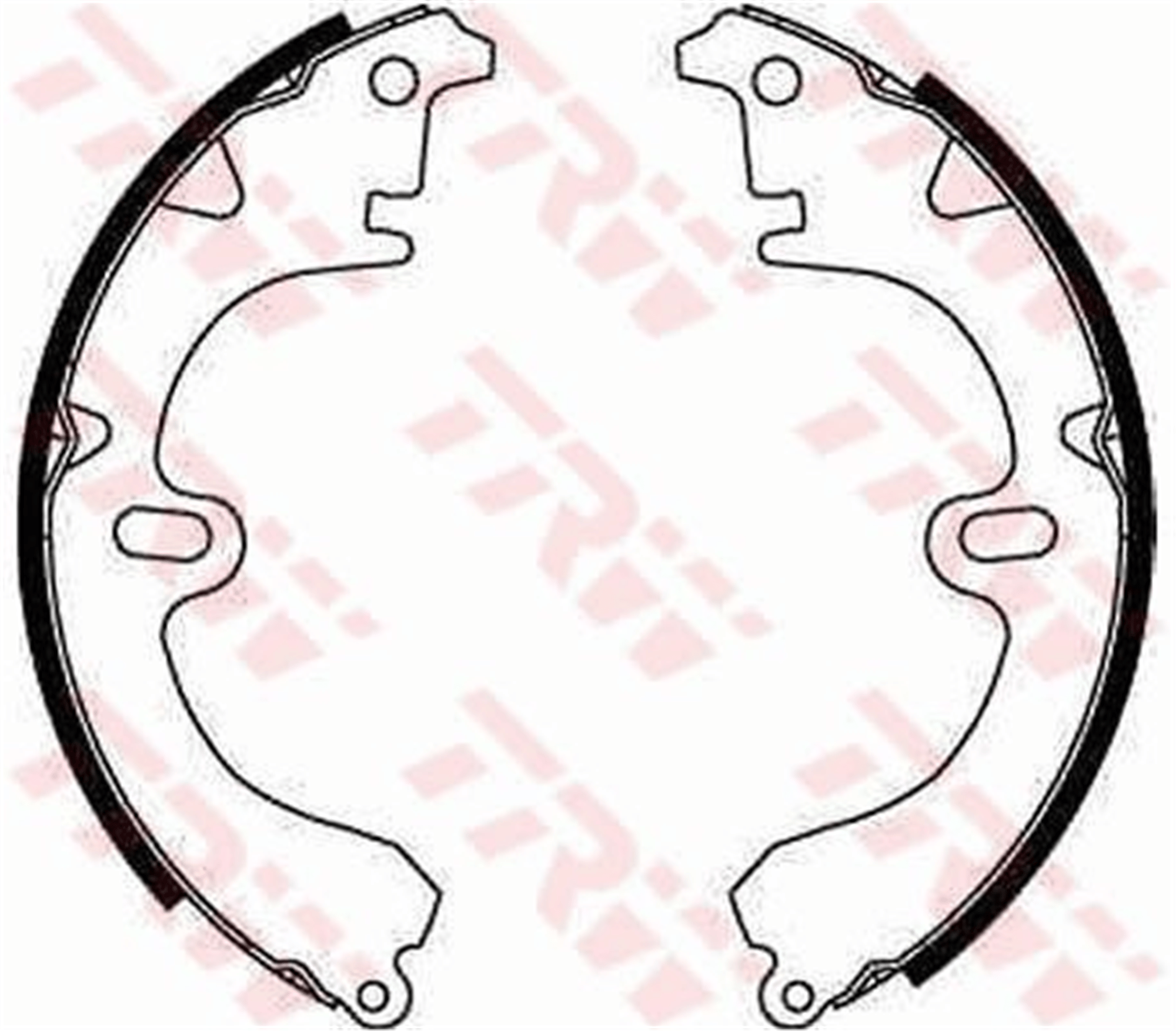 ARKA PABUÇ BALATA TOYOTA COROLLA 87-00 CARINA 83-97 CAMRY 83-91 200x37