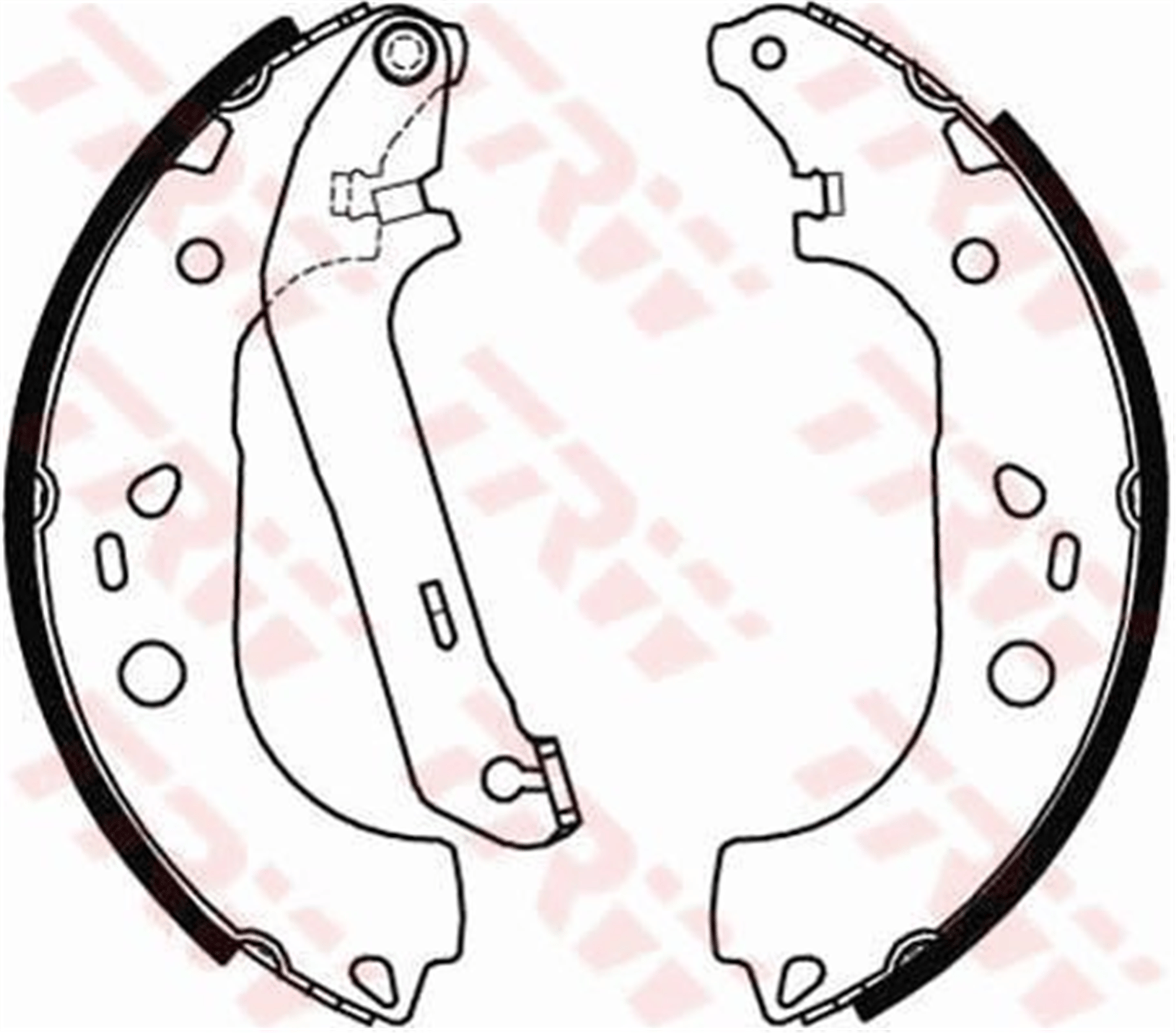 ARKA PABUÇ BALATA TRANSİT TOURNEO CONNECT 1.8 1.8Dİ 1.8TDCİ 02-12.2013 228x57