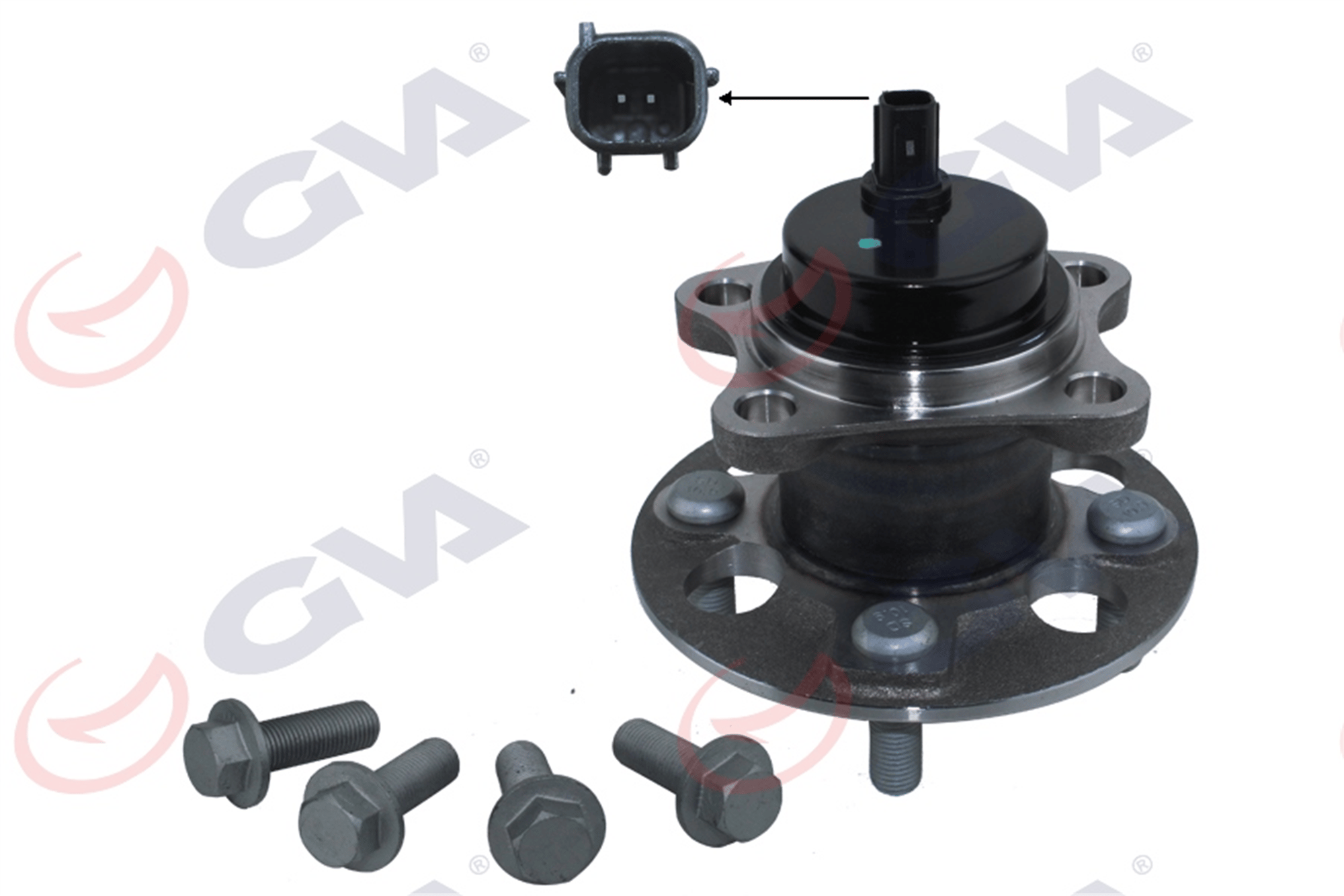 ARKA TEKER PORYASI RULMANLI TOYOTA YARIS 1.0L 1KR-FE KSP90 06-11 / 1.3L 2SZFE SCP90 VVTI 06-11 / 1.33L 1NR-FE NSP90 06-11 / 1.4L 1NDTV D-4D NLP90 NLP130 06-> 4 BİJON