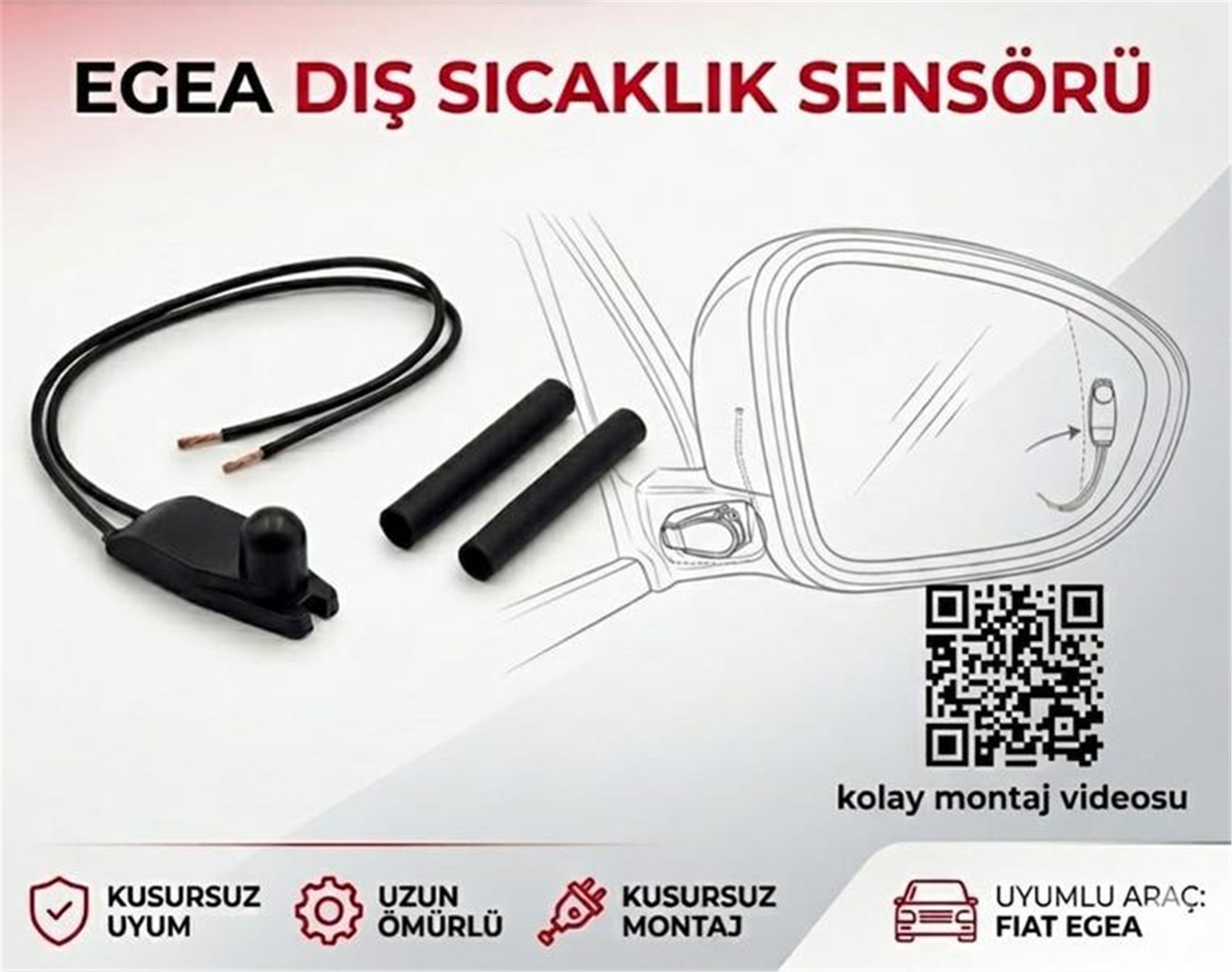 AYNA DIŞ SICAKLIK ISI SENSÖRÜ MÜŞÜRÜ FIAT EGEA