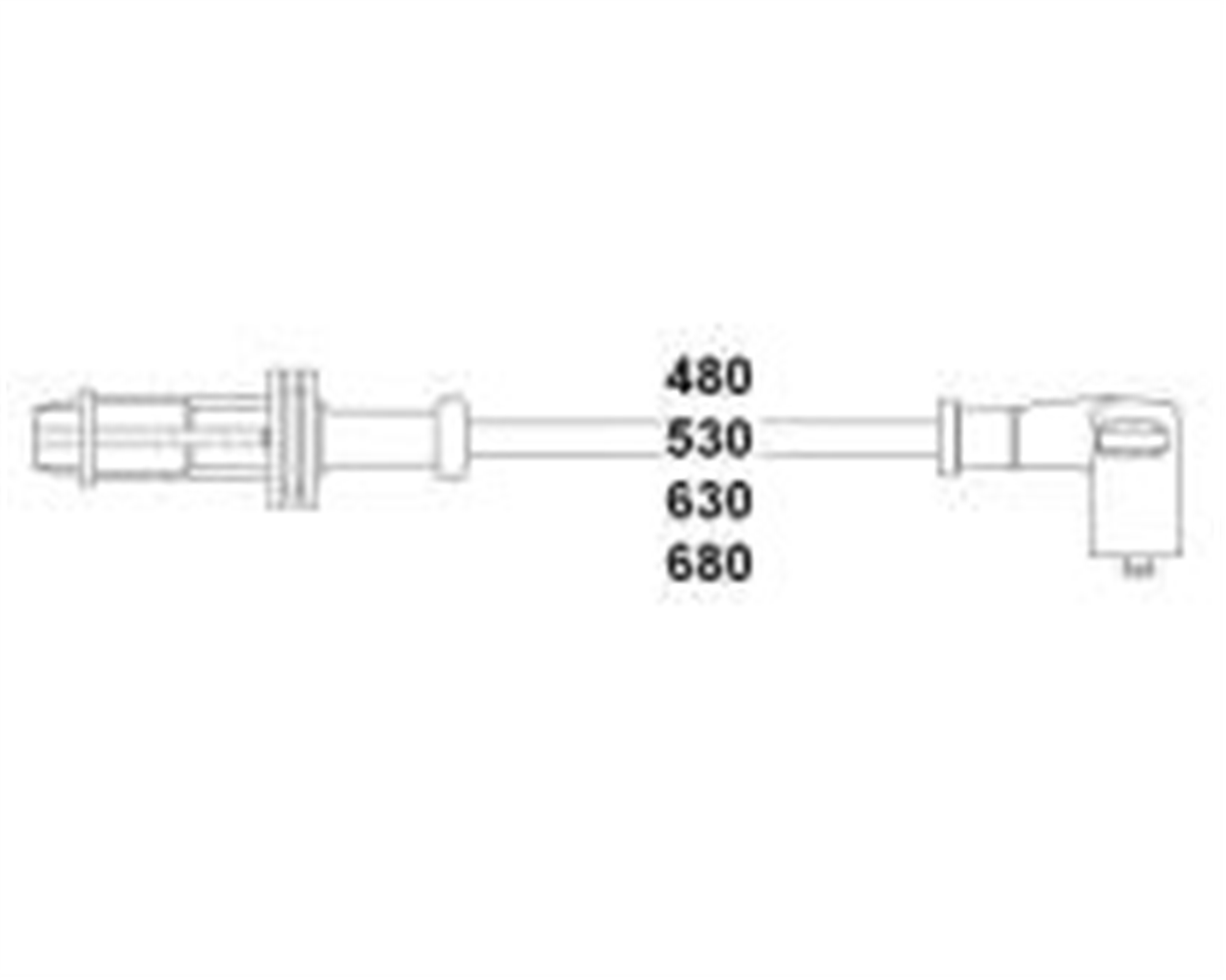 BUJİ KABLOSU TAKIMI PEUGEOT P106-P306-P405-PARTNER CITROEN BERLINGO-XSARA-SAXO-ZX-BX-AX-C15 1.1 TU1 1.3 TU2 1.4 TU3 1.6 TU5