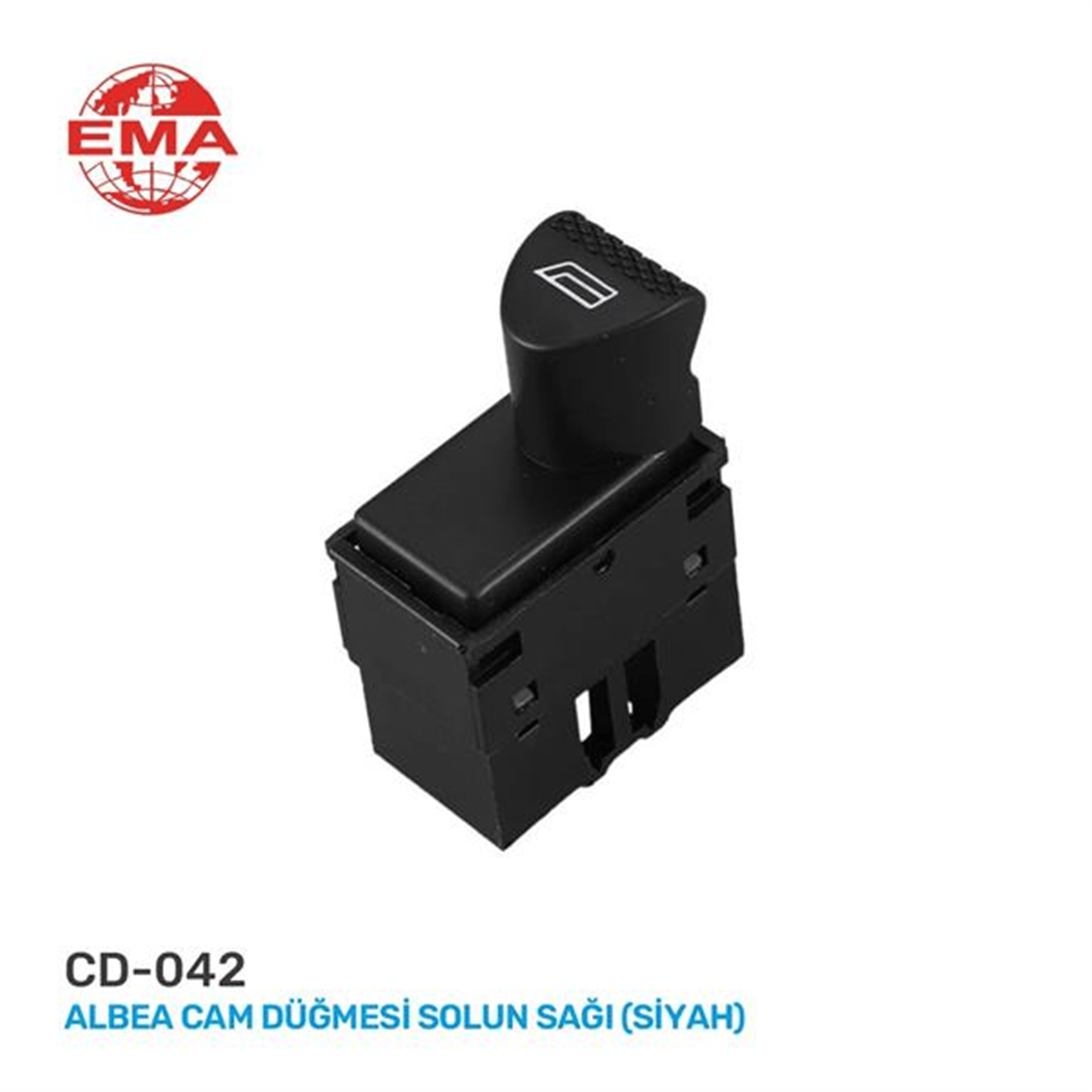 CAM AÇMA ANAHTARI FIAT ALBEA SOL KAPI SAĞ CAM TEKLİ - SÜRÜCÜ