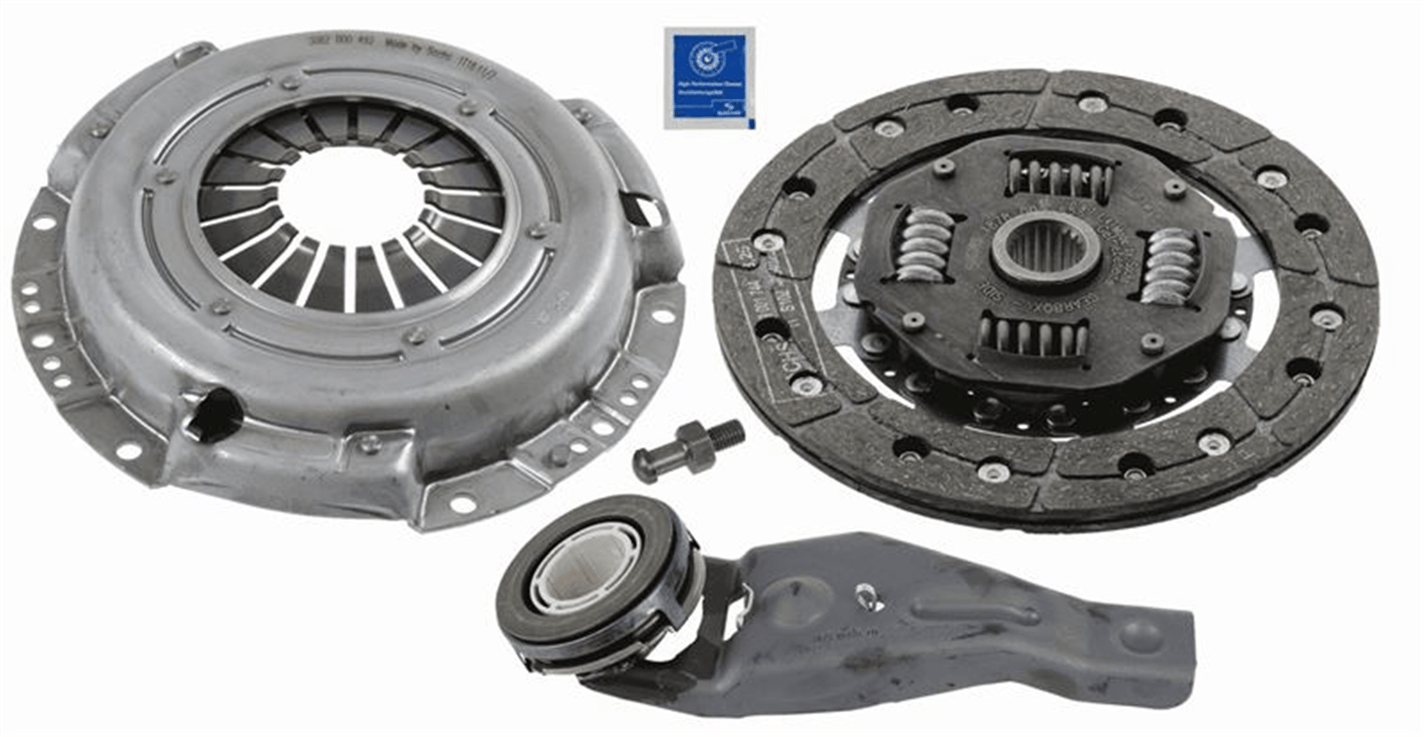 DEBRİYAJ SETİ BASKI DİSK BİLYA MAZDA 3 1.6 Z6 BENZİNLİ BK kasa 03-> ÇATALLI RULMAN İLE BİRLİKTE
