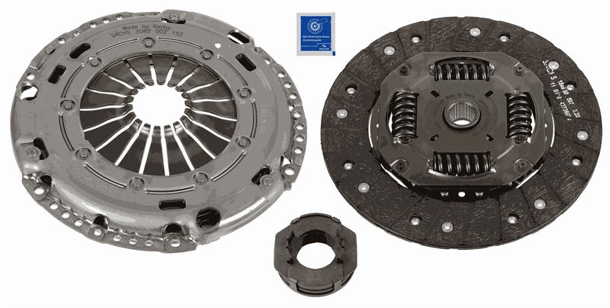 DEBRİYAJ SETİ BASKI DİSK GOLF V-VI-JETTA-PASSAT-SCIROCCO-TOURAN 1.4TSI 08> CAVD 228mm 3000970030