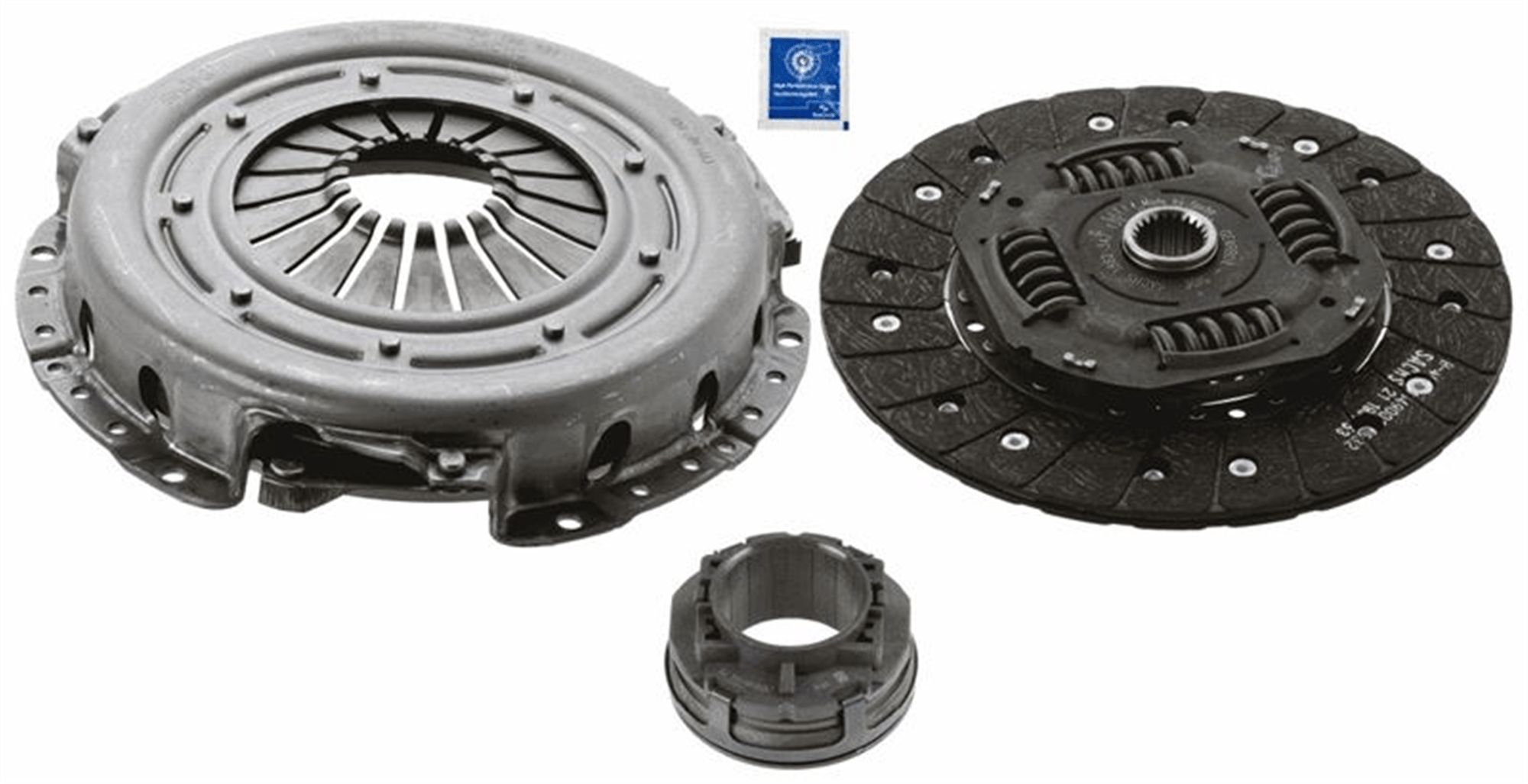 DEBRİYAJ SETİ TRANSIT TURBO T12-T15 95>01 2.5 TD RULMANLI