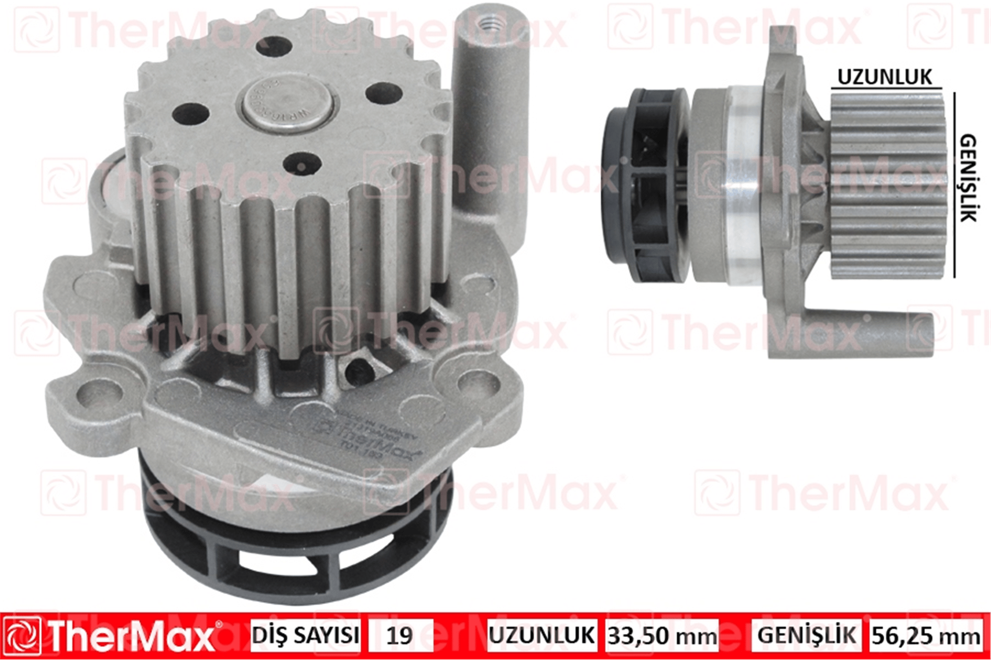 DEVİRDAİM CADDY-GOLF 5-JETTA-PASSAT-POLO-TRANSPORTER T5-FABIA-OCTAVIA-IBIZA 1.9TDI AXB-BJB-BXE 04-10