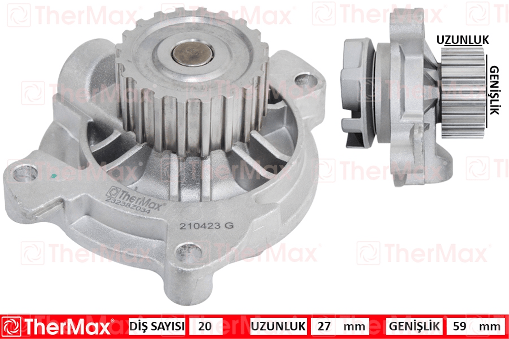 DEVİRDAİM TRANSPORTER IV 90-03 A6 95-97 S70 99-00 2.5 ENJ. TÜM MOD. B.KAFA PA758