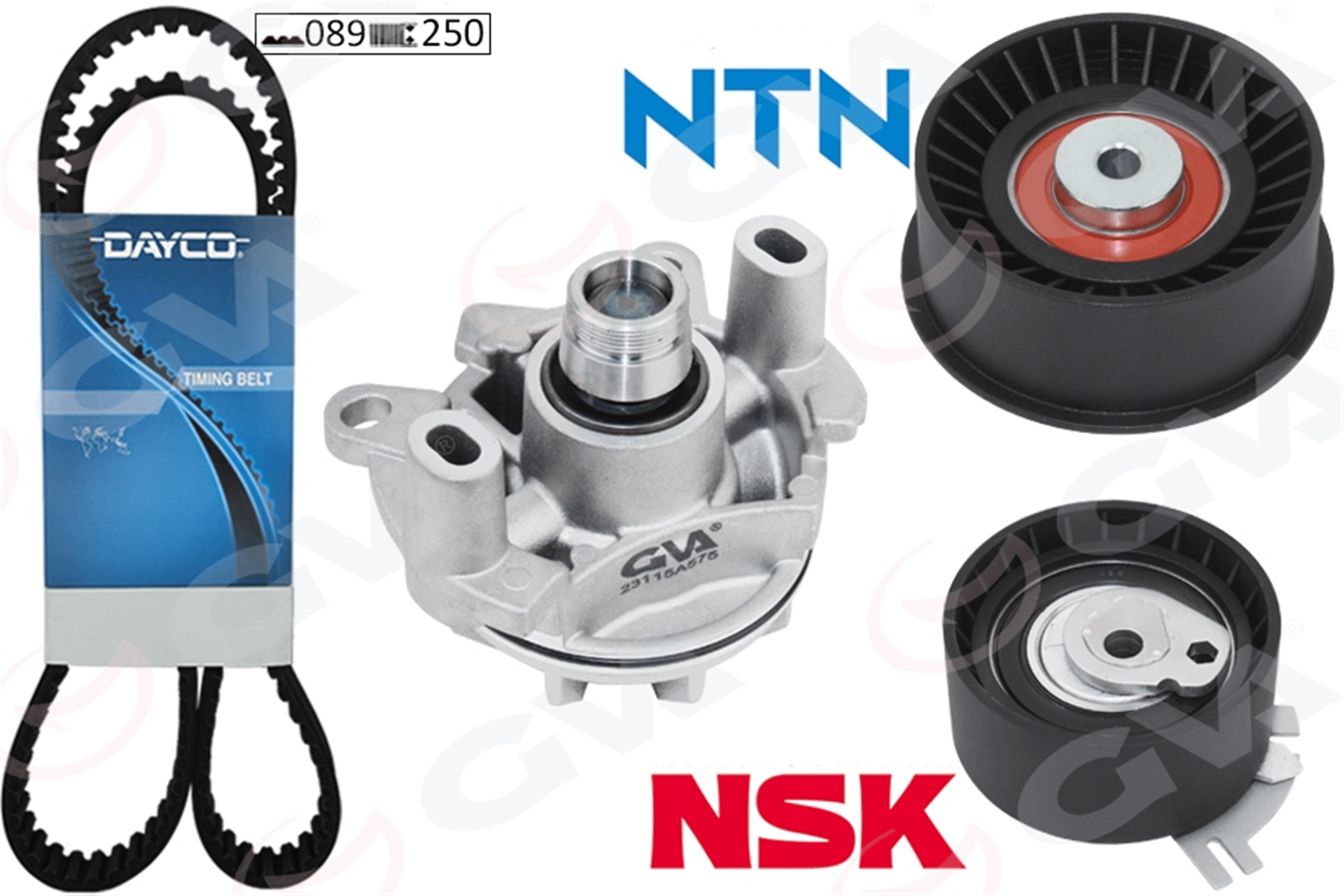 DEVİRDAİMLİ EKSANTRİK GERGİ KİTİ 089x250 MASTER II-MOVANO-LAGUNA II 01> TRAFIC II 03> 2.2DTI-2.5CDTI 119A05607R